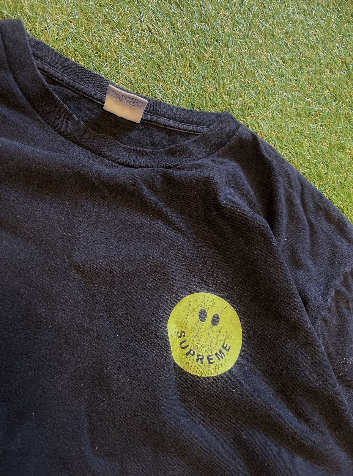 Supreme Supreme Whatever Distressed Smile T-shirt Size US XL / EU 56 / 4 - 2 Thumbnail