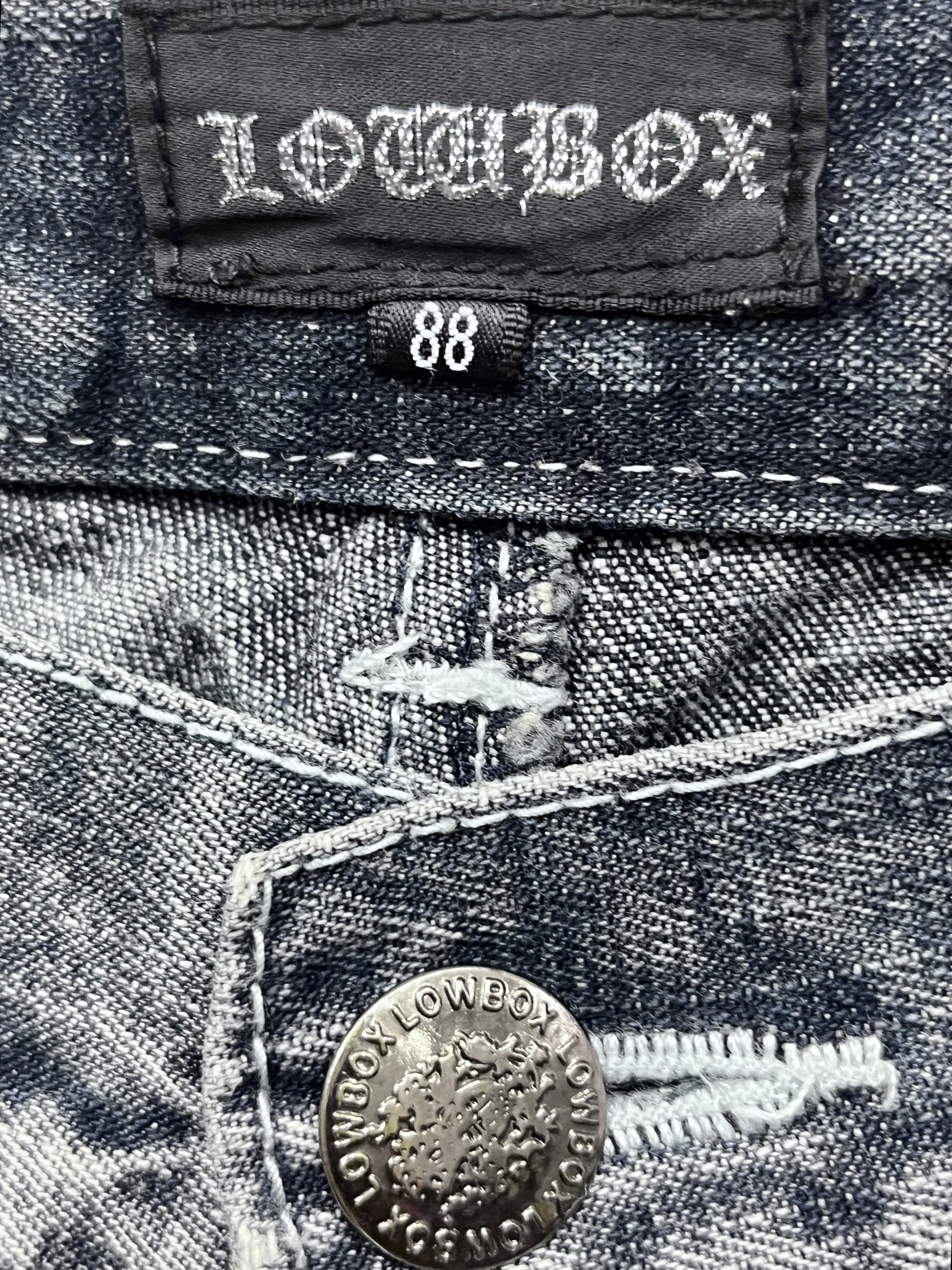 LOWBOX 🤘🏼LOWBOX Ripped Grunge Punk Rock Denim Undercover Style Size US 32 / EU 48 - 11 Thumbnail