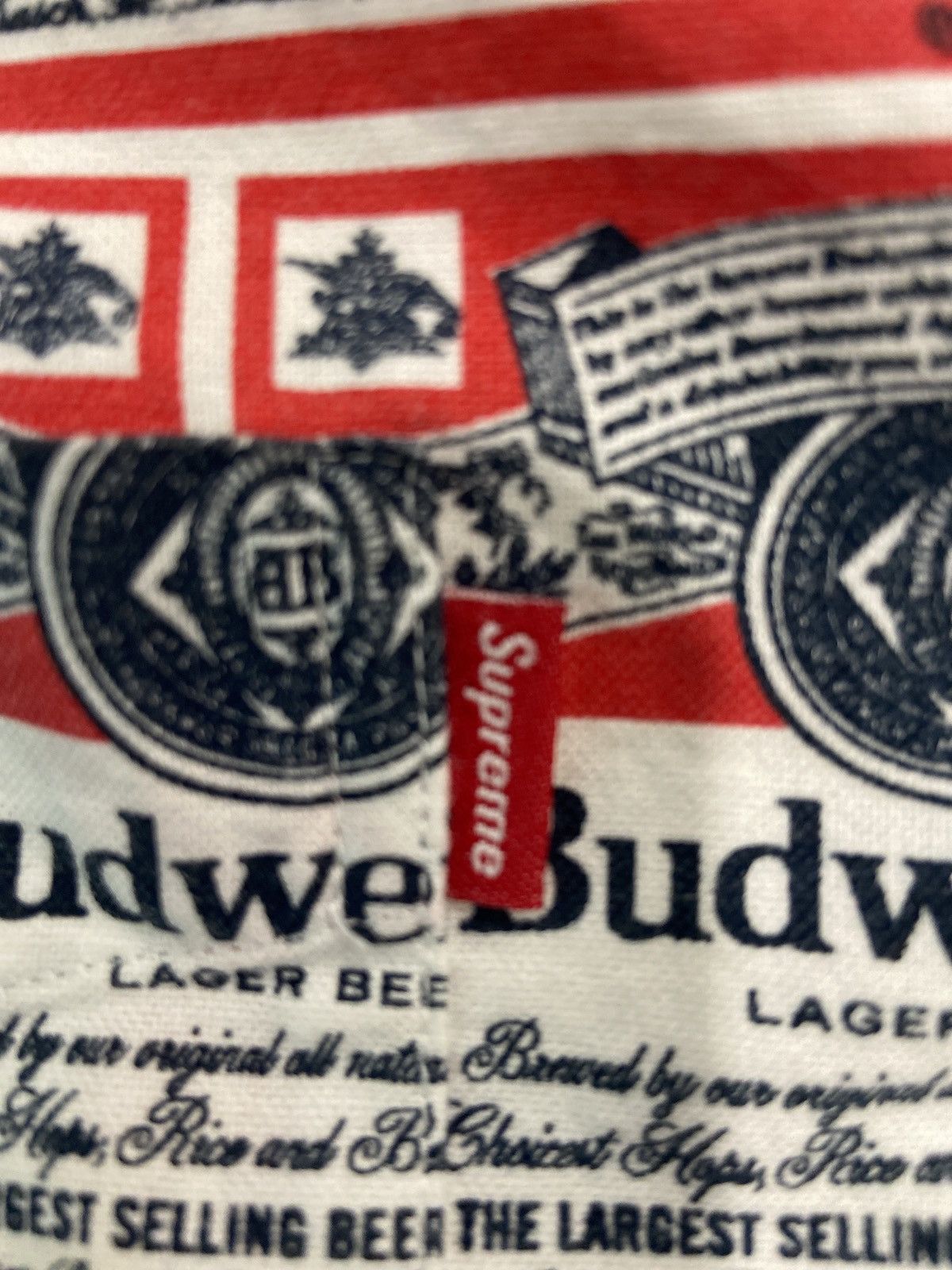Supreme Supreme Budweiser Button Up XL Size US XL / EU 56 / 4 - 5 Thumbnail