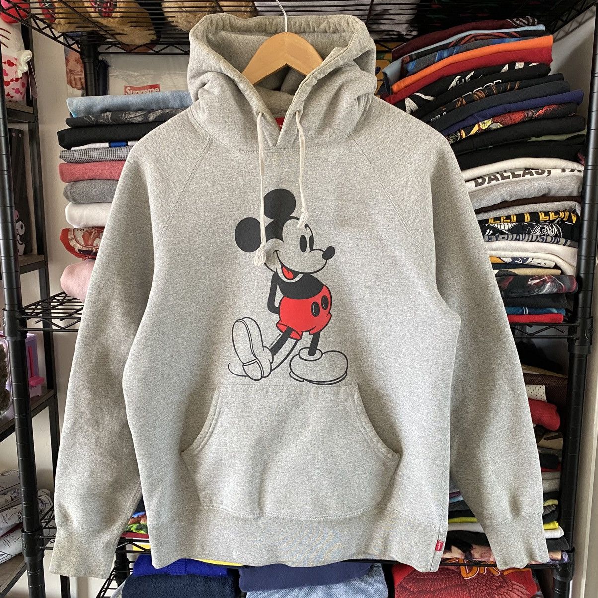 Supreme Supreme Disney Mickey Mouse Hoodie Sweatshirt Grey 2009 Size US M / EU 48-50 / 2 - 1 Thumbnail