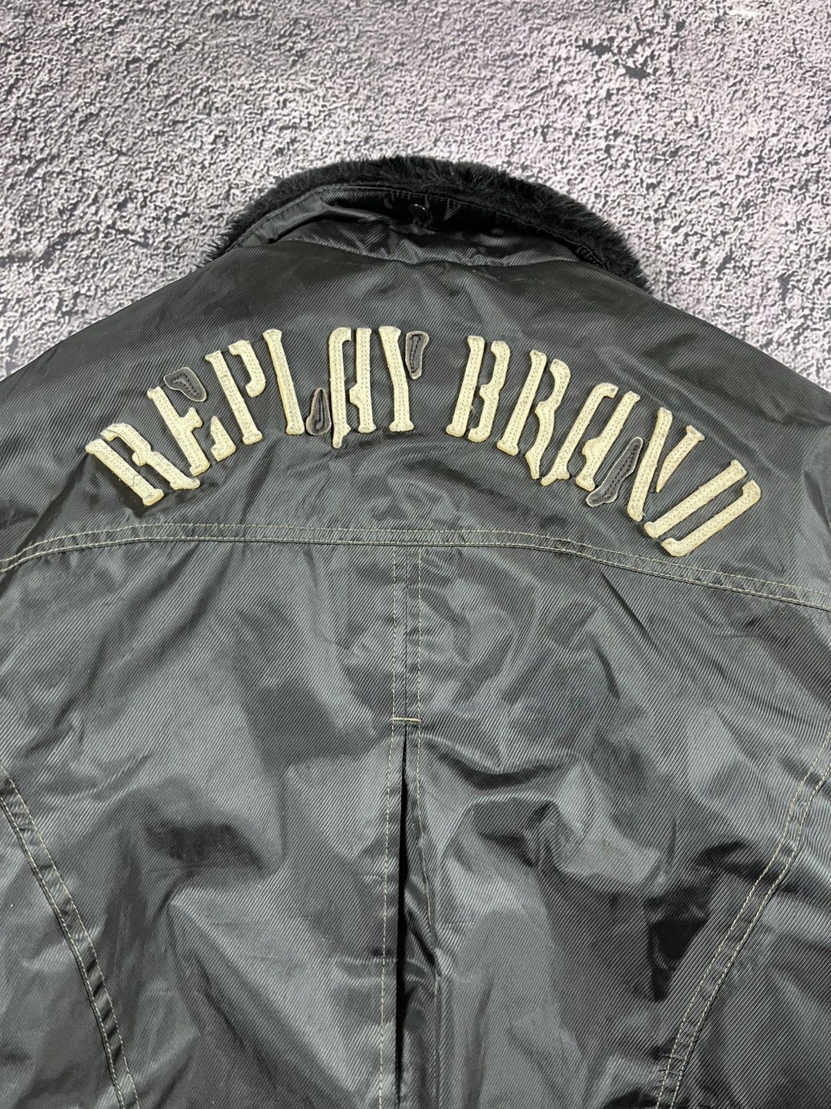 Replay Rare Vintage REPLAY Bomber Like MA1 Flight Aviator Jacket Size US XL / EU 56 / 4 - 7 Thumbnail