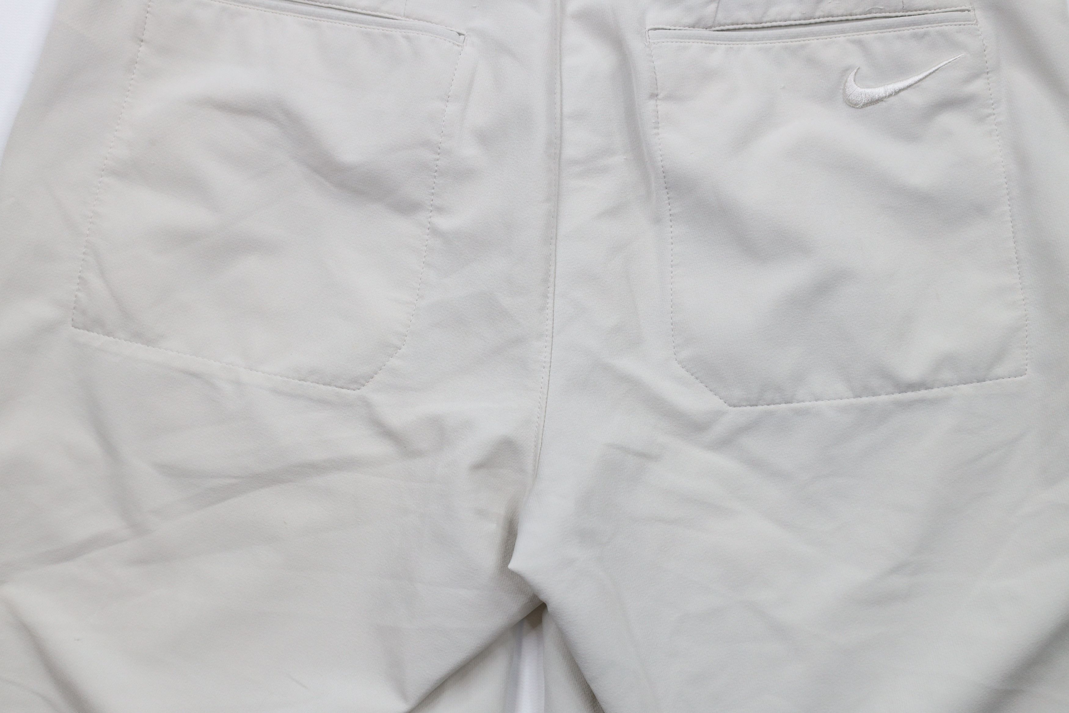 Nike × Vintage Nike Front Hybrid Stretch Tech Golfing Golf Chino Shorts Tan Size US 32 / EU 48 - 12 Thumbnail