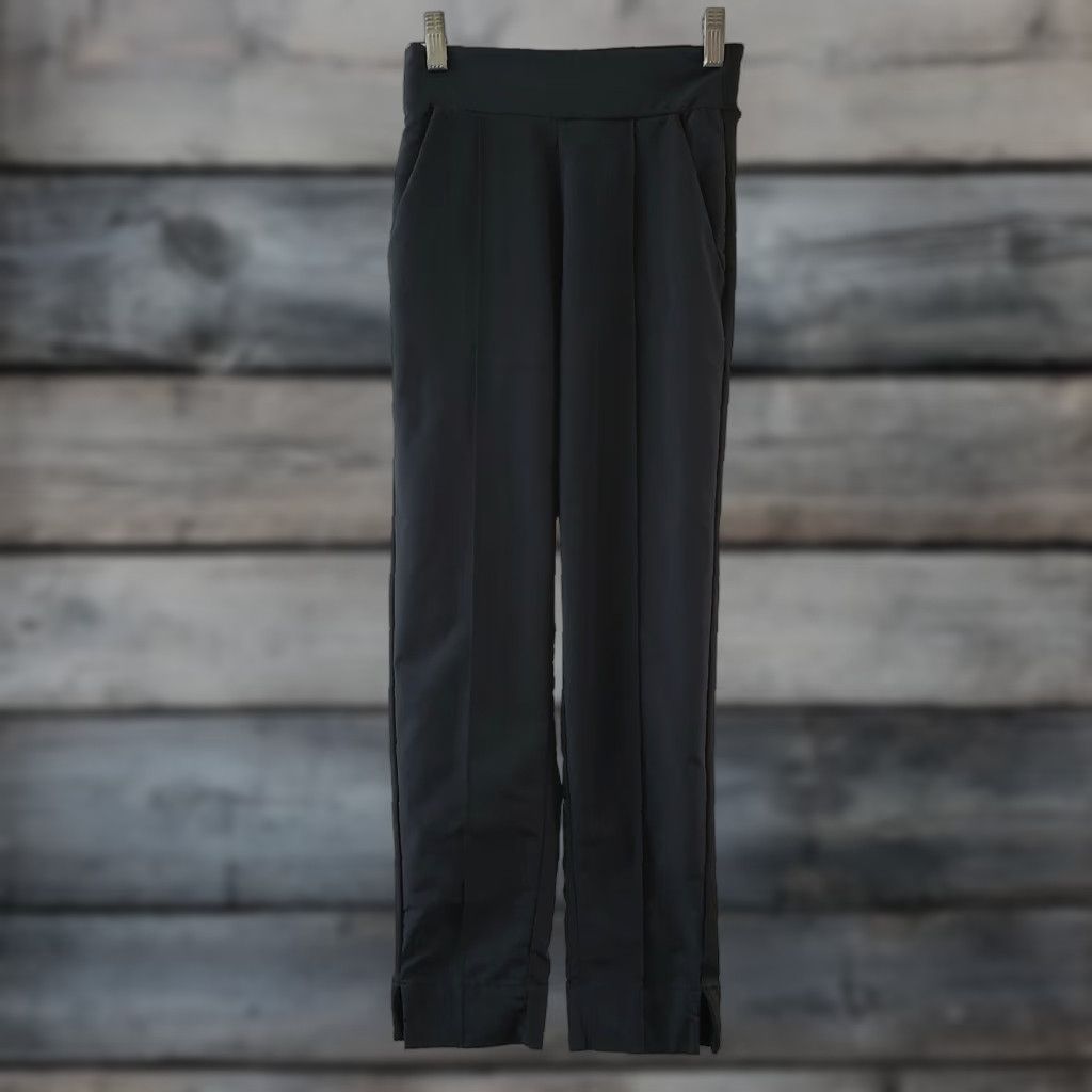 Vintage Zella Womens Pants 2XS Black Straight Leg Pull On Mid Rise Size 24" / US 00 / IT 34 - 1 Thumbnail