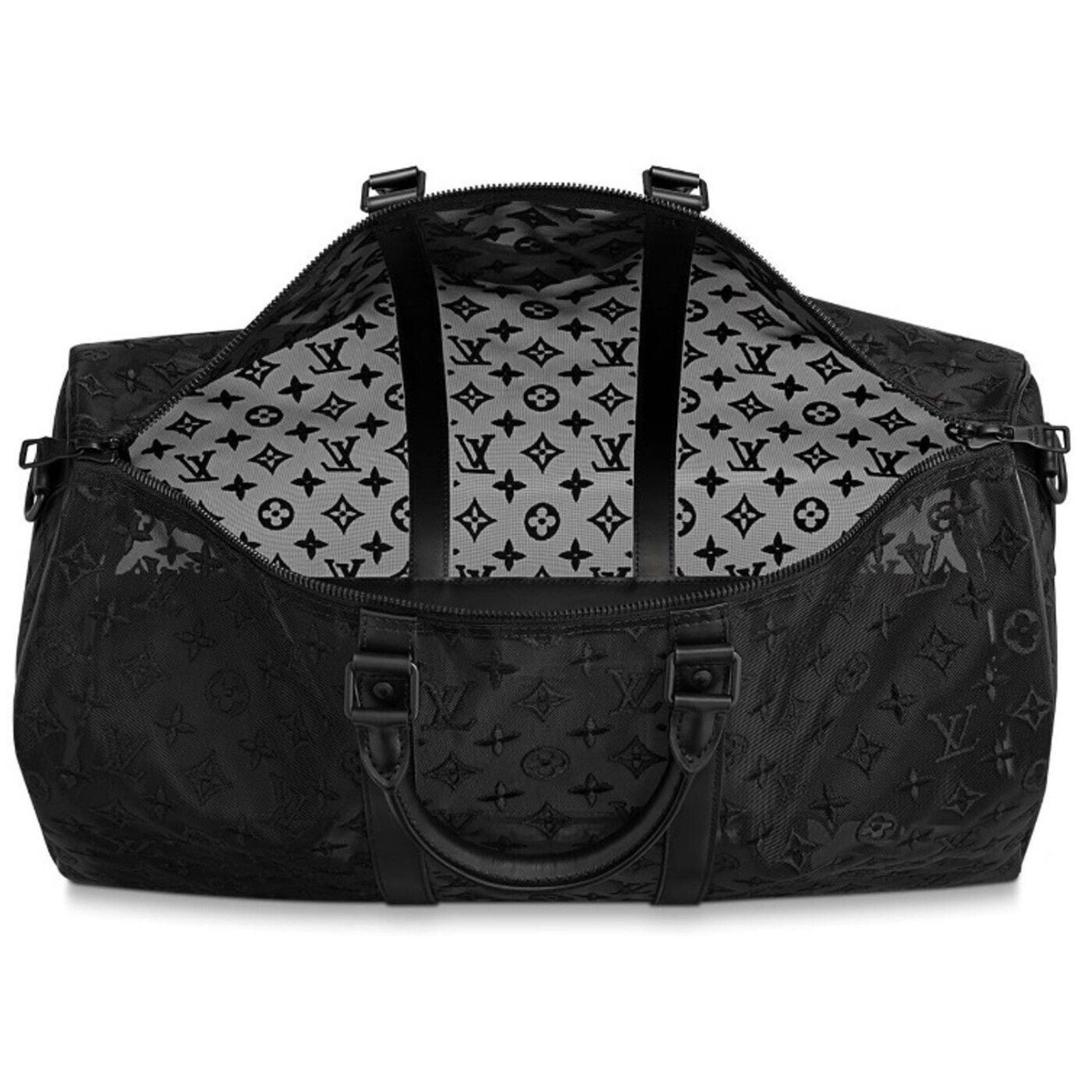 Louis Vuitton Louis Vuitton Keepall Bandouliere Mesh Through Travel Bag Size ONE SIZE - 8 Thumbnail