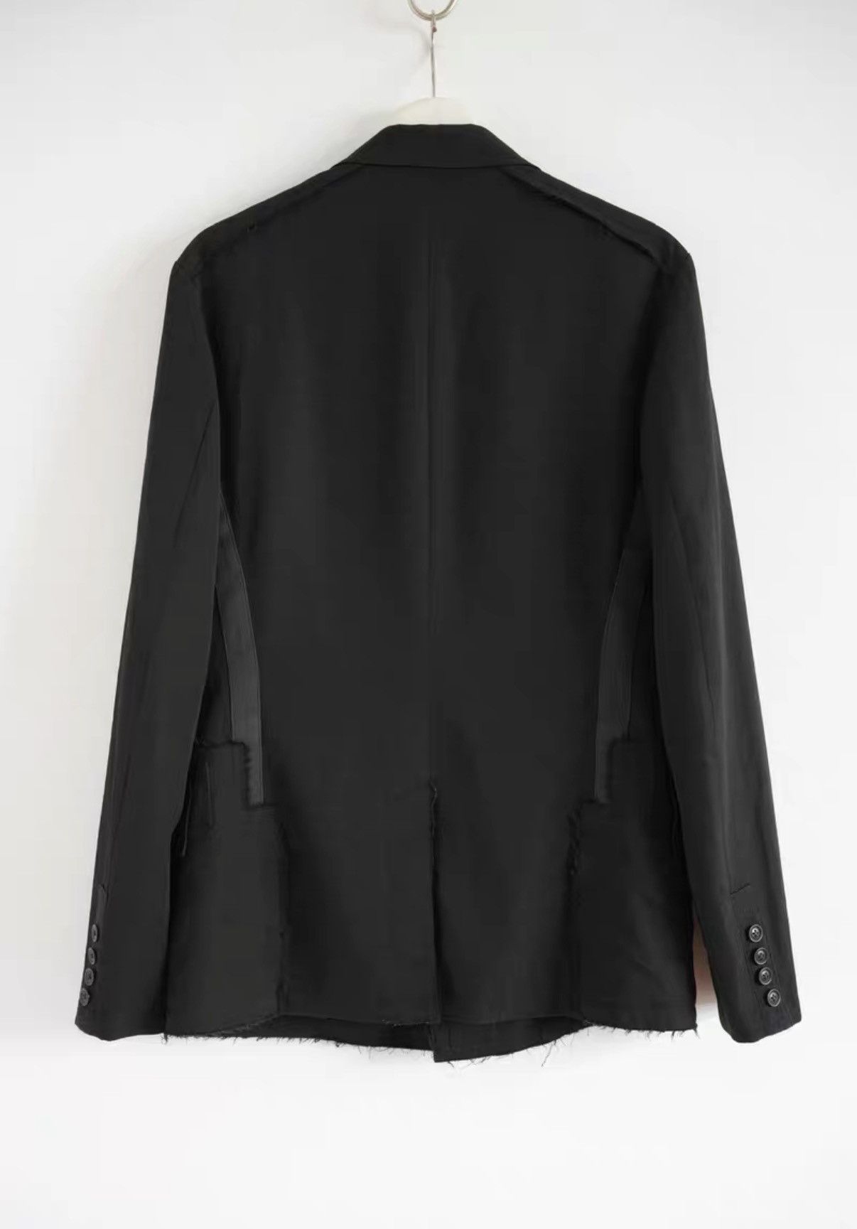 Yohji Yamamoto Yohji Yamamoto Patchwork Raw Edge Triple Layer Blazer K4 Size US M / EU 48-50 / 2 - 2 Thumbnail