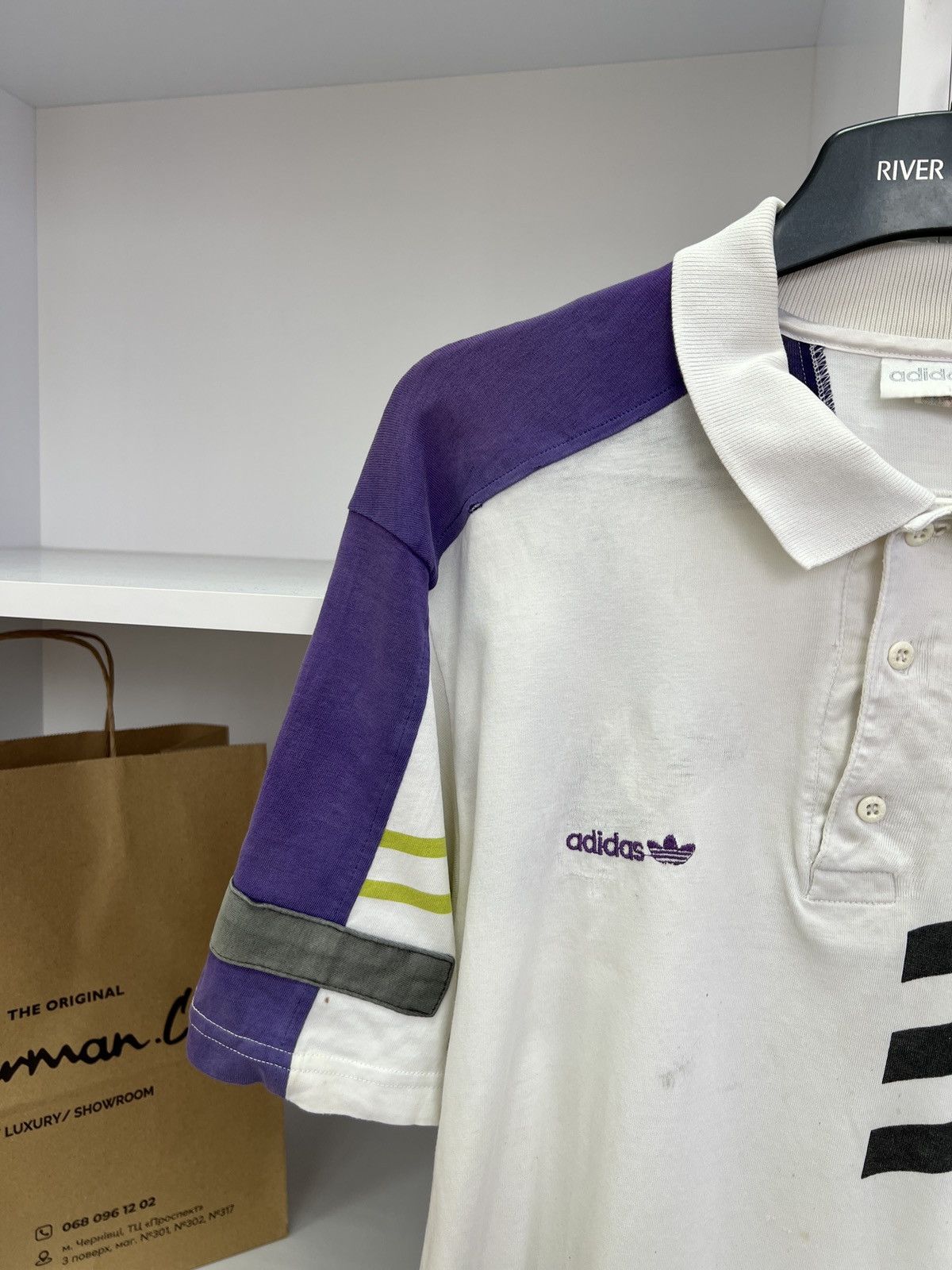 Adidas × Vintage Vintage Adidas 90s ATP Tour Polo T-shirt Size US M / EU 48-50 / 2 - 6 Thumbnail