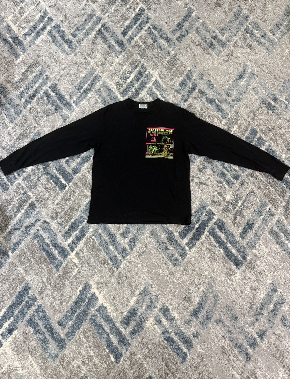Cav Empt Cav Empt Black Graphic Long-sleeve T-Shirt Size US L / EU 52-54 / 3 - 1 Thumbnail