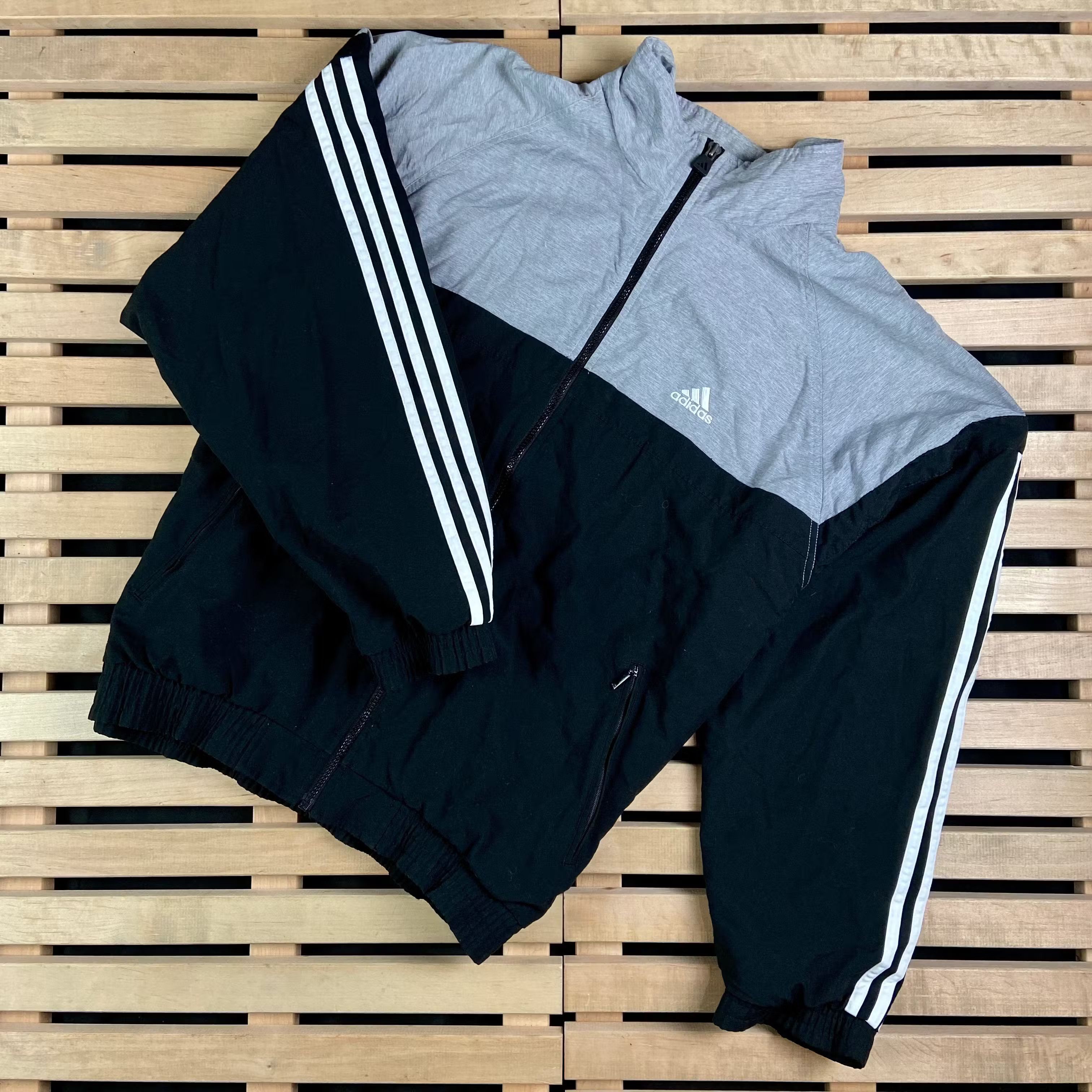 Adidas × Vintage Mens Bomber Jacket Adidas Vintage Size L Size US L / EU 52-54 / 3 - 1 Thumbnail
