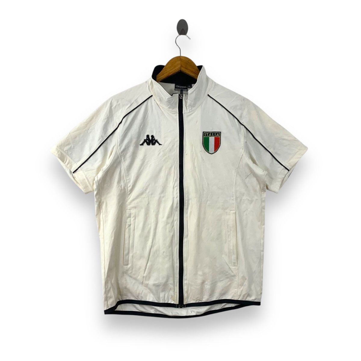 Kappa Vintage KAPPA ITALIA SPORTSWEAR Zipper Sweater Warm Size L / US 10 / IT 46 - 1 Thumbnail