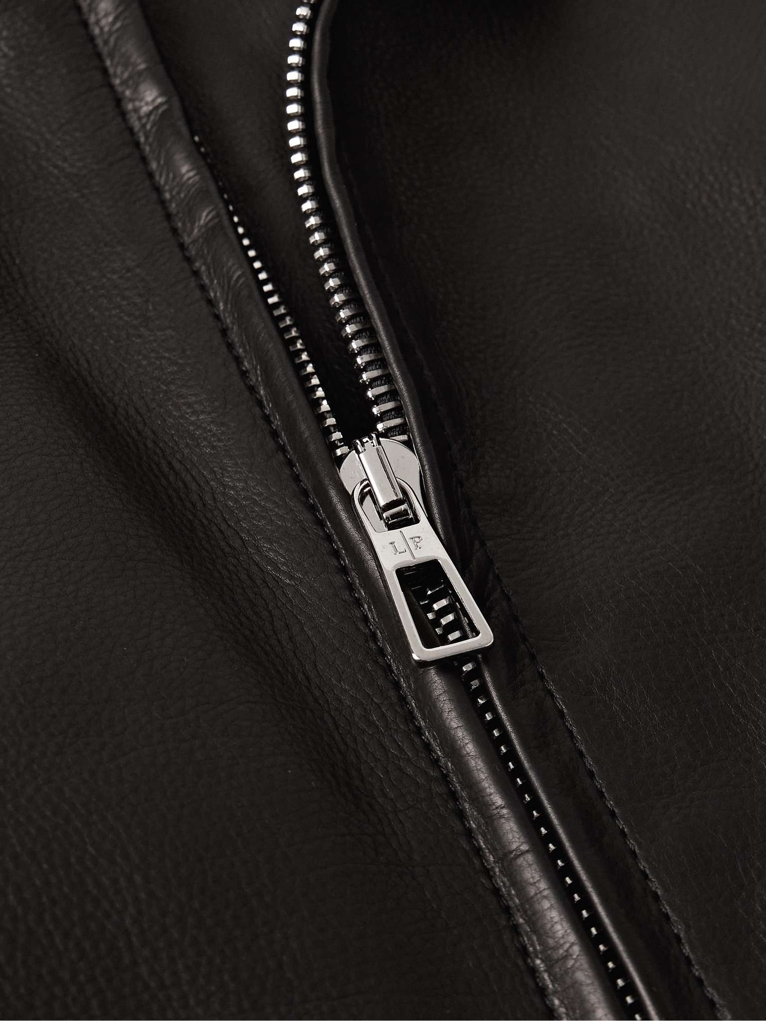 Loro Piana o1w1db10824 Salinar Leather Jacket in Black Size US L / EU 52-54 / 3 - 5 Thumbnail
