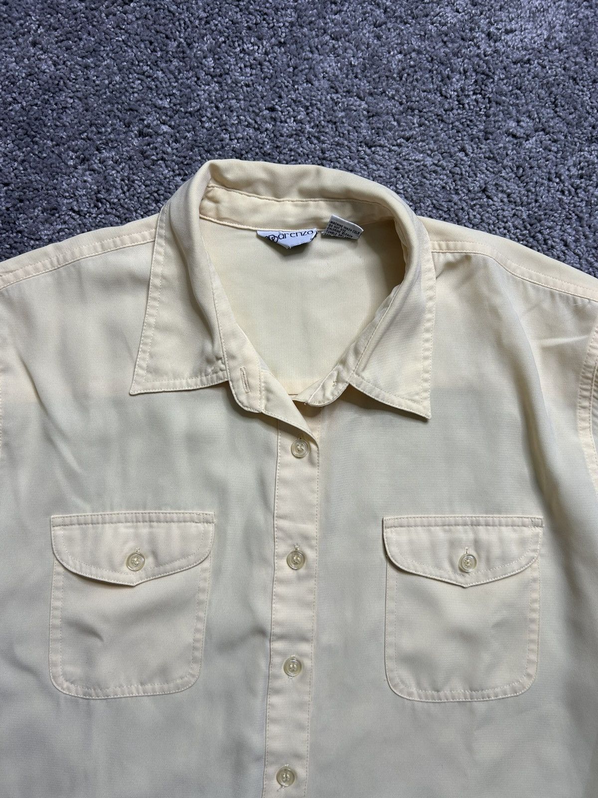 Vintage Vintage 70s Boxy Polyester Button Up Size US XL / EU 56 / 4 - 2 Thumbnail