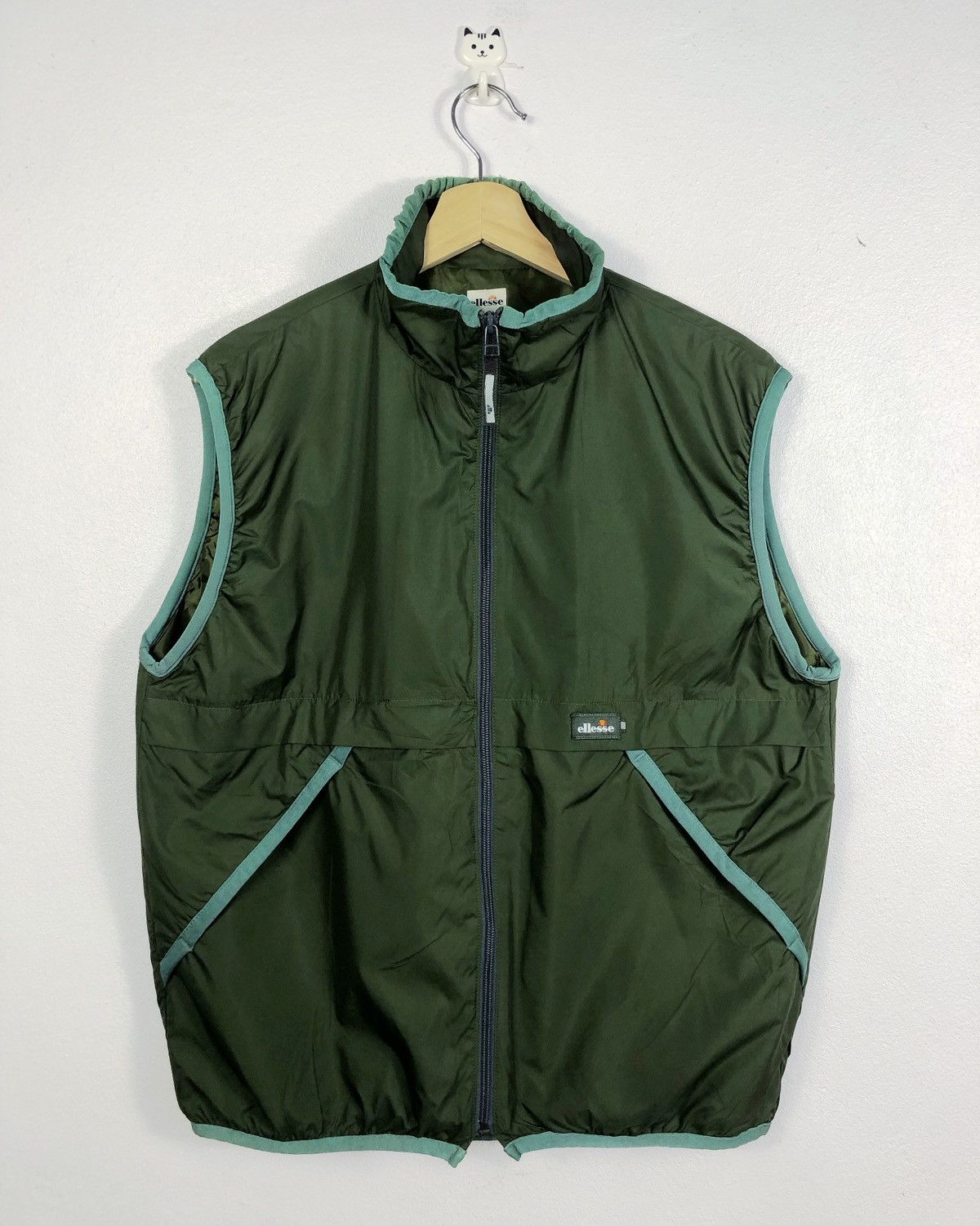 Ellesse Rare Vintage Ellesse Zipper Vest Size US L / EU 52-54 / 3 - 1 Thumbnail