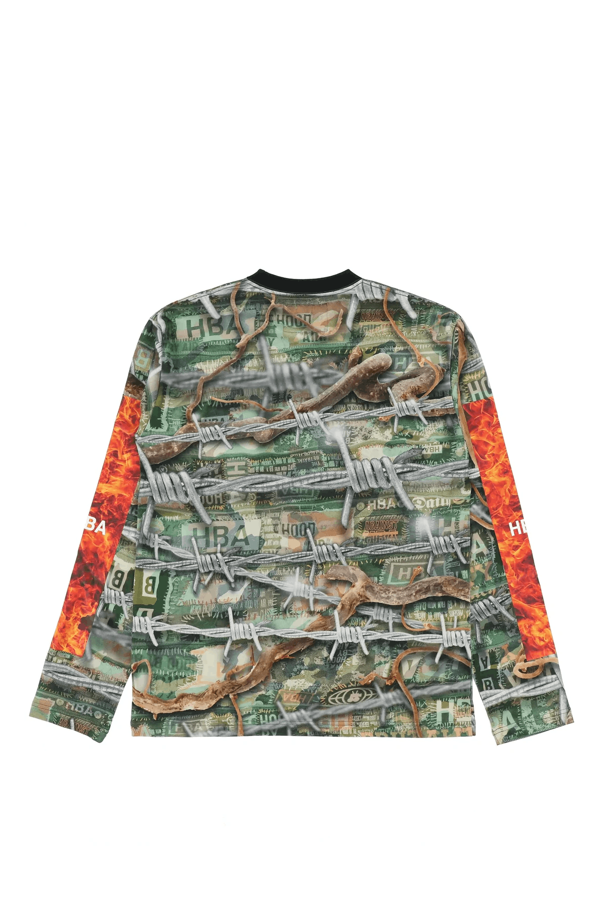 Hood By Air Ablaze Box Camo L/S Crew Neck T-shirt Size US L / EU 52-54 / 3 - 6 Thumbnail