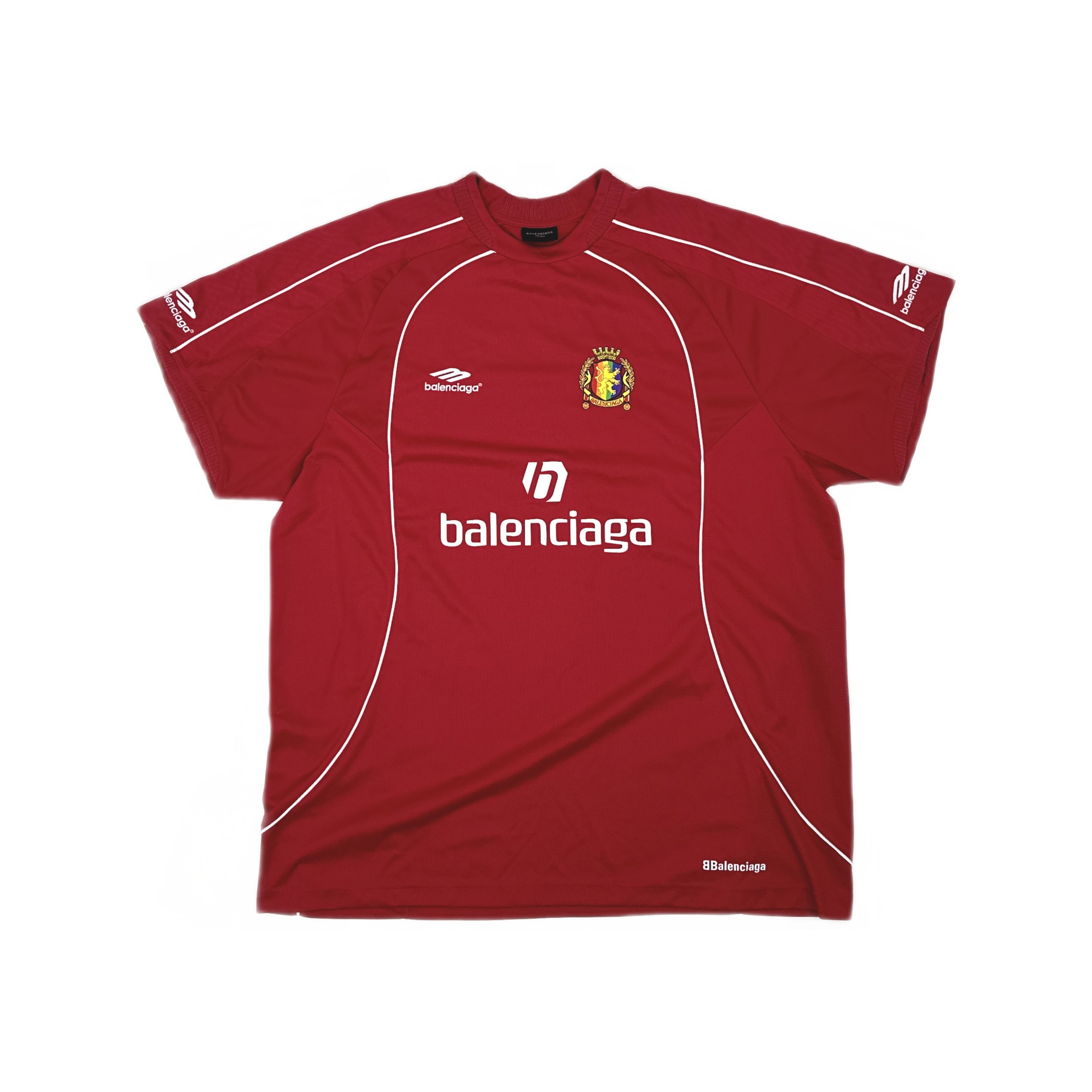 Balenciaga Balenciaga Football/Soccer Jersey T-Shirt | Grailed