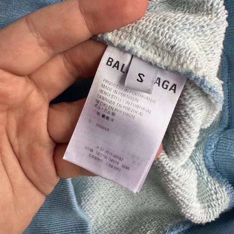 Balenciaga Balenciaga Smog Blue Lock Hoodie Size US S / EU 44-46 / 1 - 4 Thumbnail