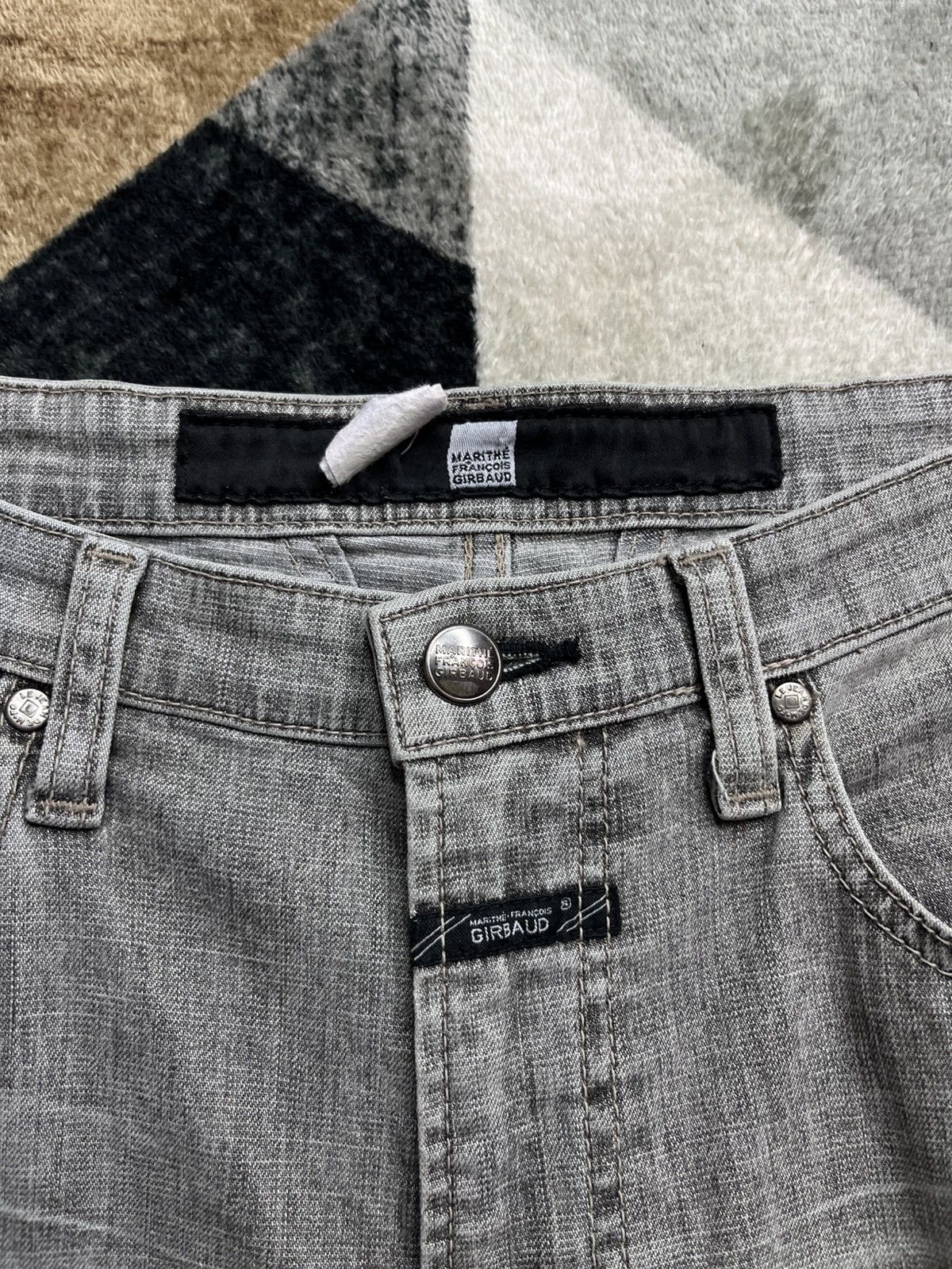 Marithe + Francois Girbaud Vintage Marithe Francois Girbaud Grey Wash Denim Size US 34 / EU 50 - 3 Thumbnail