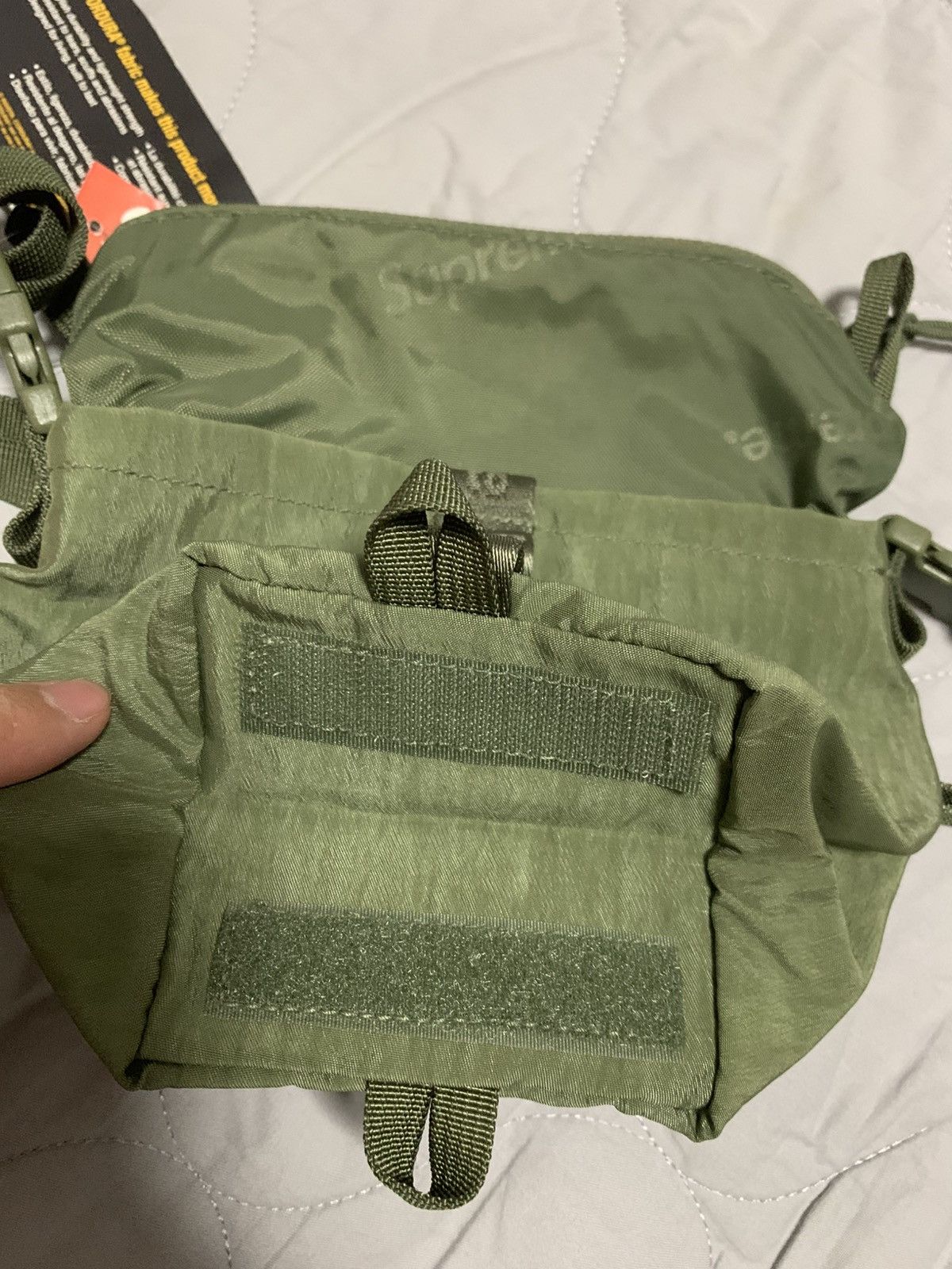 Supreme Supreme Neck Pouch Olive Size ONE SIZE - 7 Thumbnail