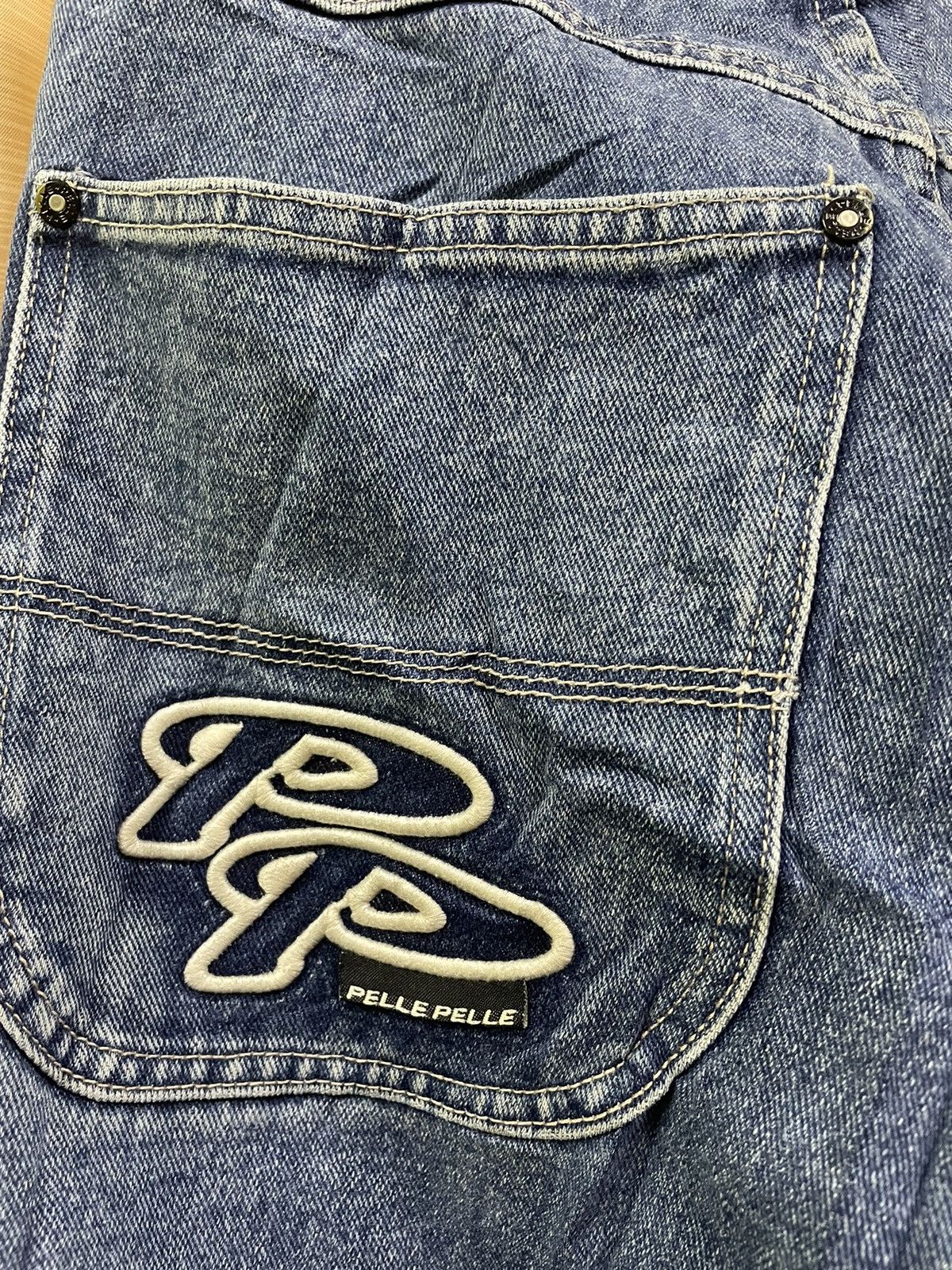 Pelle Pelle Vintage Pele Pele by Marc Buchanan Baggy Jeans Size US 31 - 8 Thumbnail
