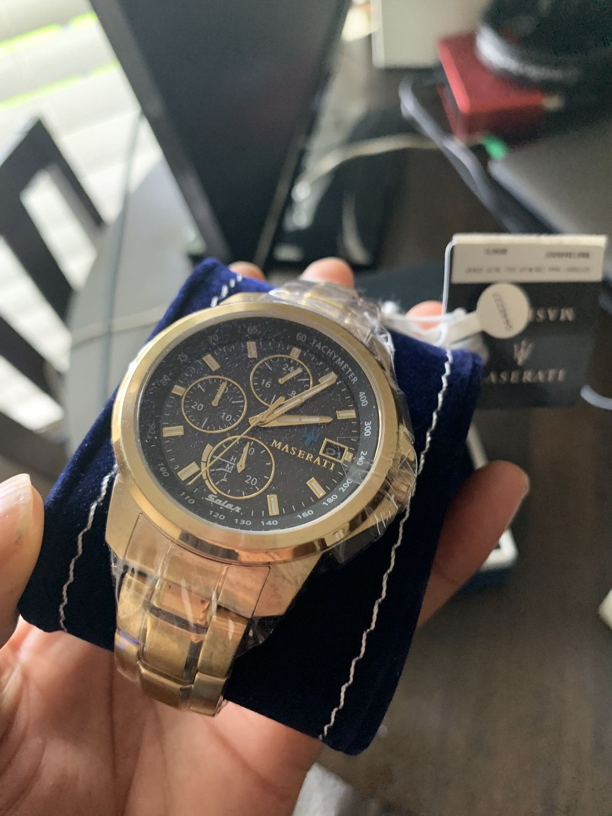 Maserati Maserati Men’s Golden Watch Sfida Collection Size ONE SIZE - 2 Thumbnail