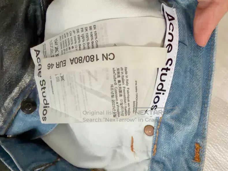 Acne Studios Acne Studios Denim Pants Size US 30 / EU 46 - 5 Thumbnail