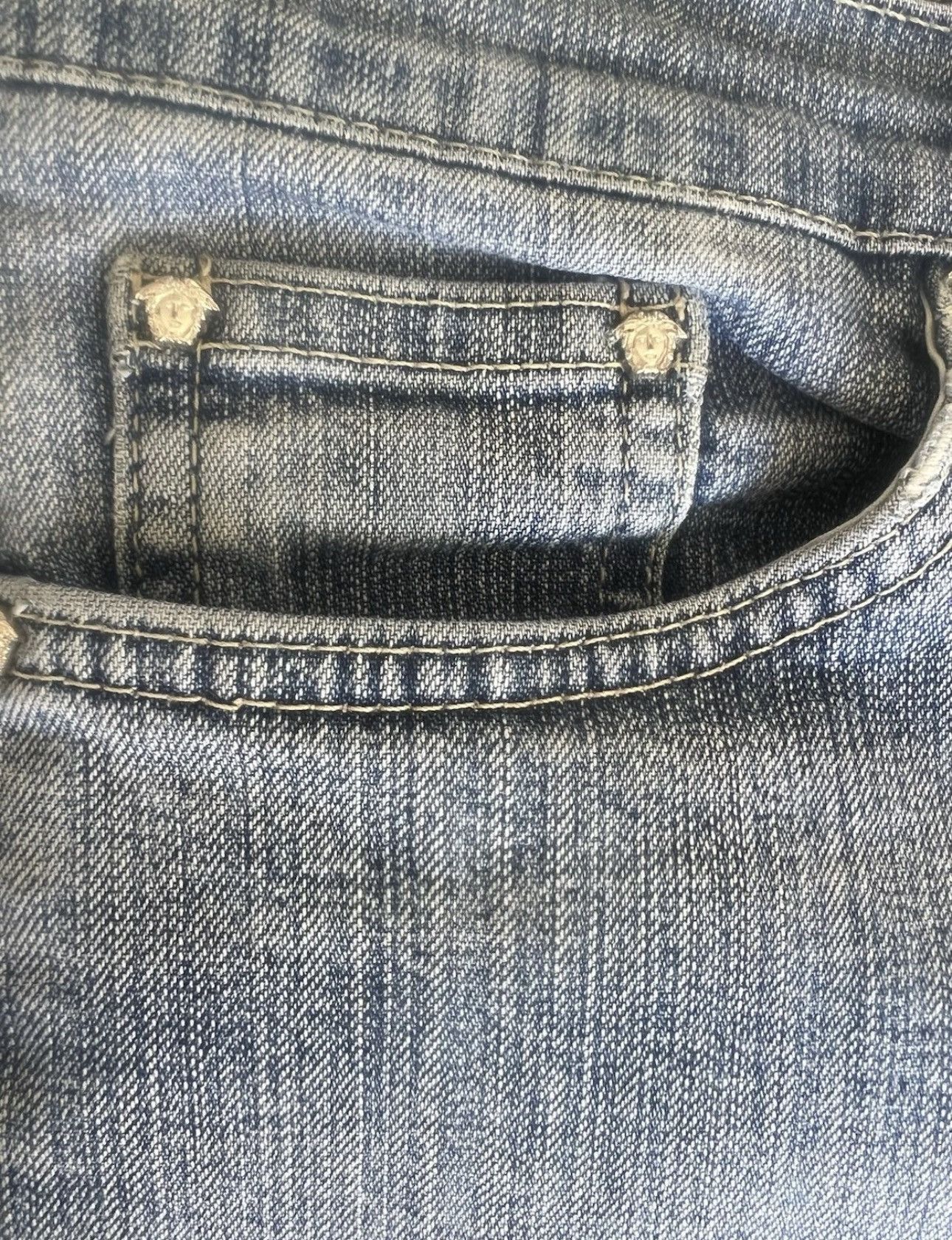 Versace Jeans Couture 90s Versace jeans couture boot cut mid waisted jeans Size 27" / US 4 / IT 40 - 5 Thumbnail