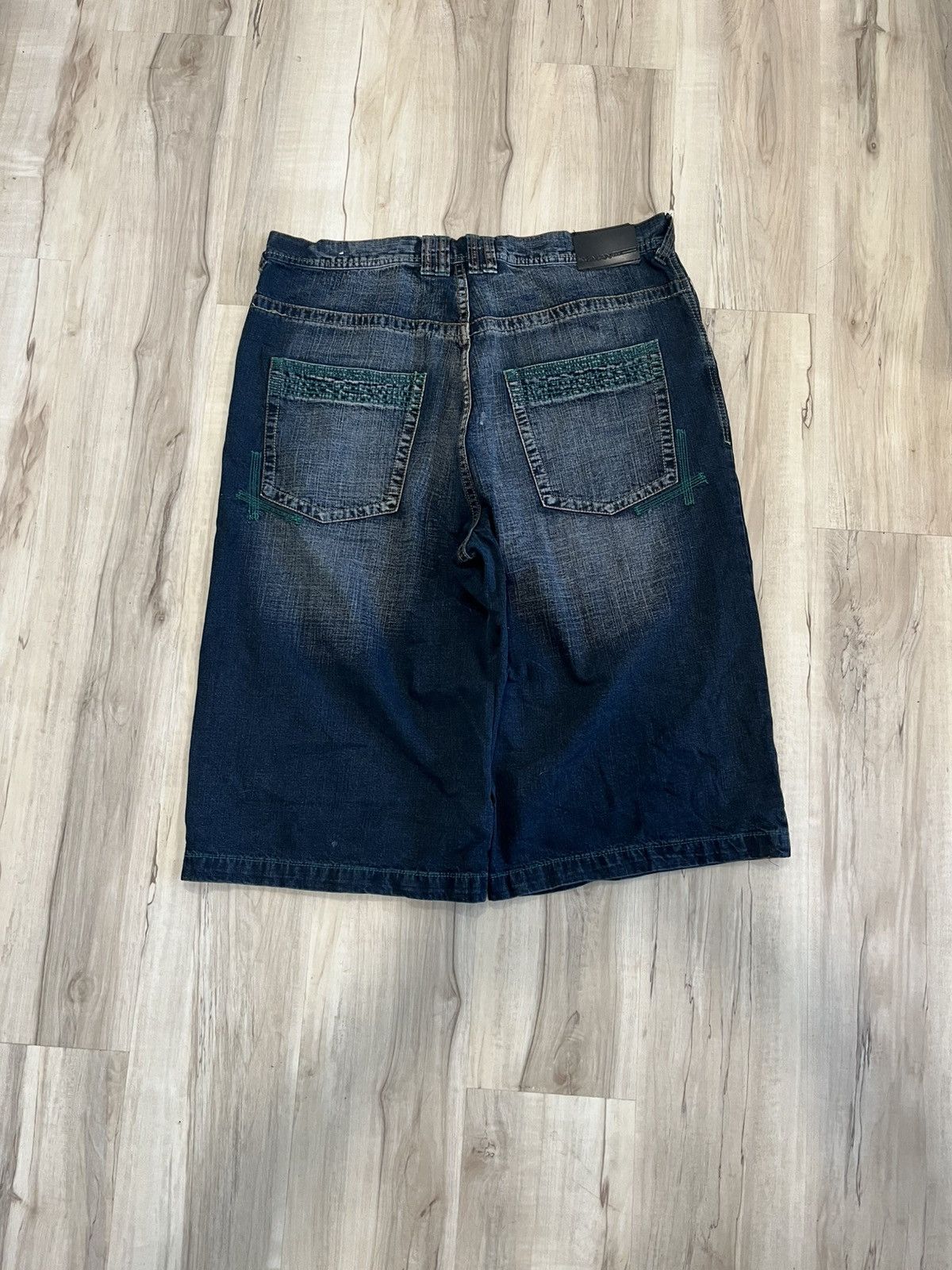 Vintage Y2K koman jeans baggy denim shorts Size US 38 / EU 54 - 2 Thumbnail