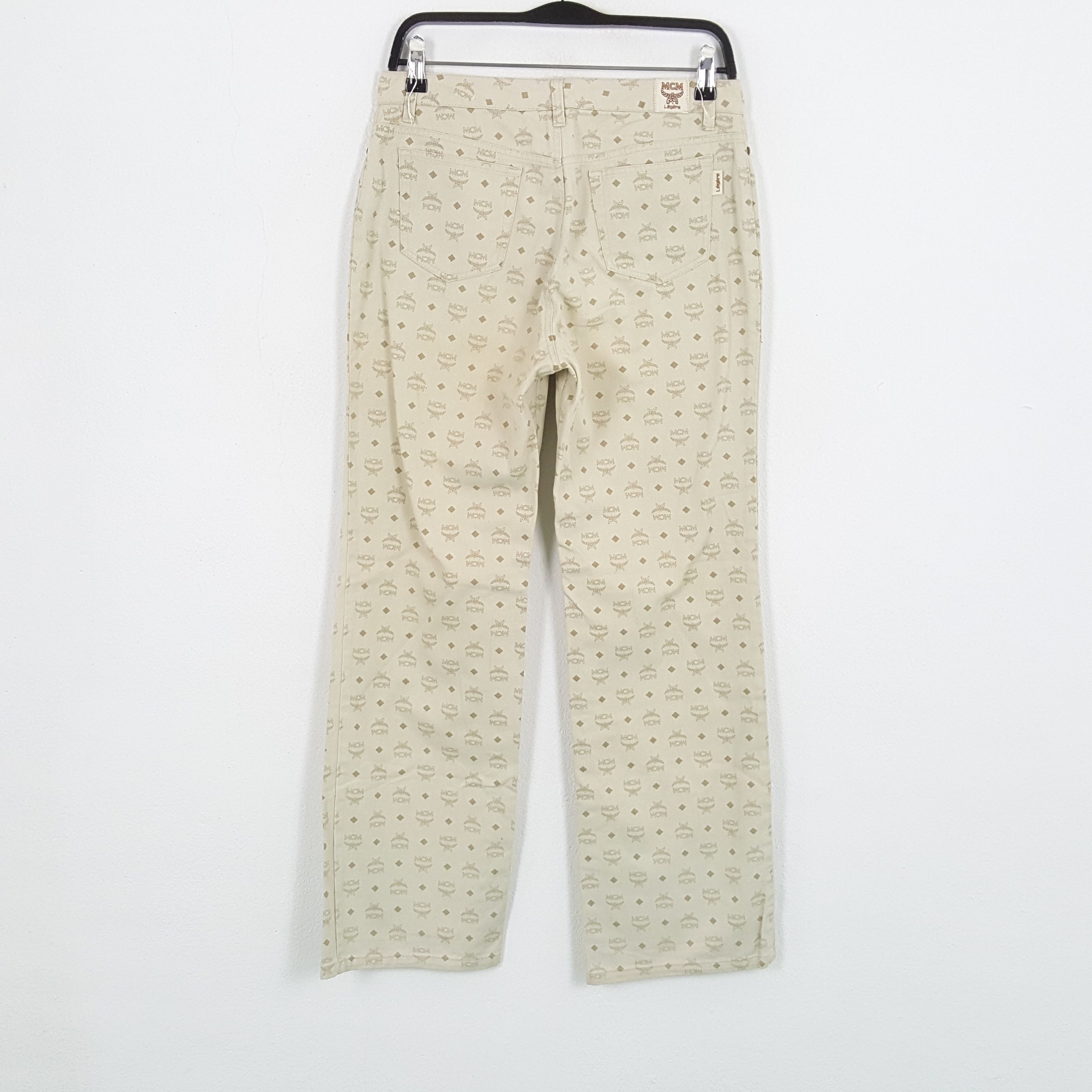 MCM × Vintage MCM LEGERE Fashion Monogram Style Pants Size US 29 - 4 Thumbnail