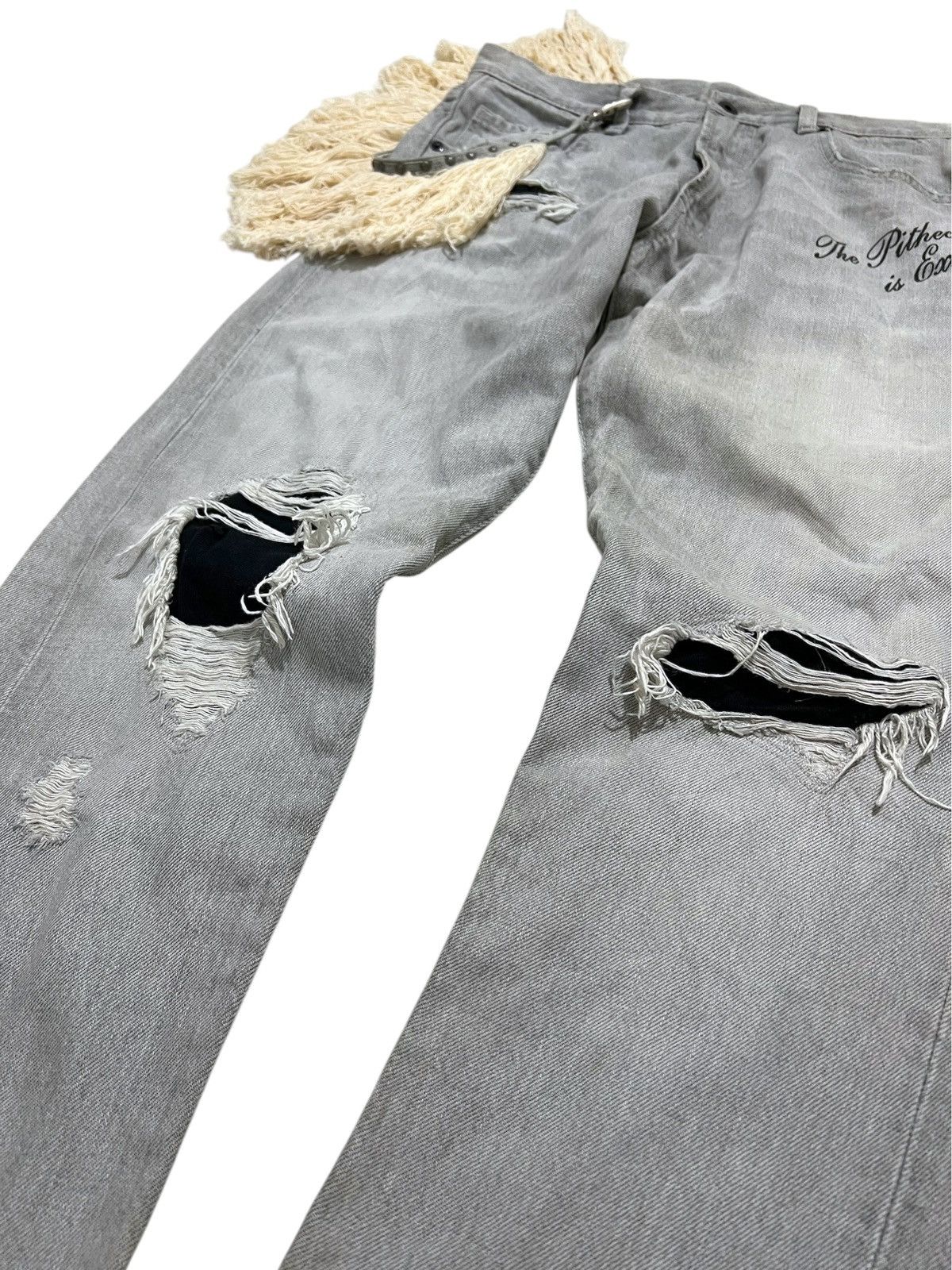 If Six Was Nine RNA distressed japanese punk jeans Size US 31 - 5 Thumbnail