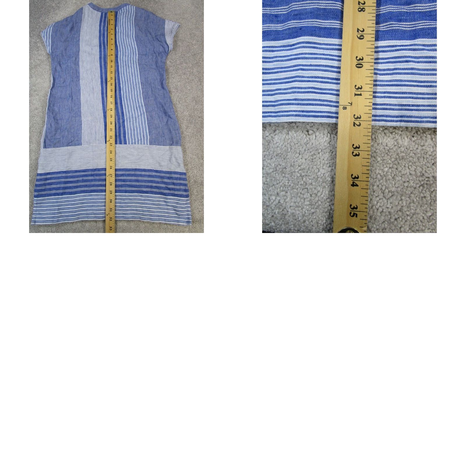 Vineyard Vines Vineyard Vines Blue White Striped Linen Tunic Blouse Womens 0 Size XS / US 0-2 / IT 36-38 - 8 Thumbnail