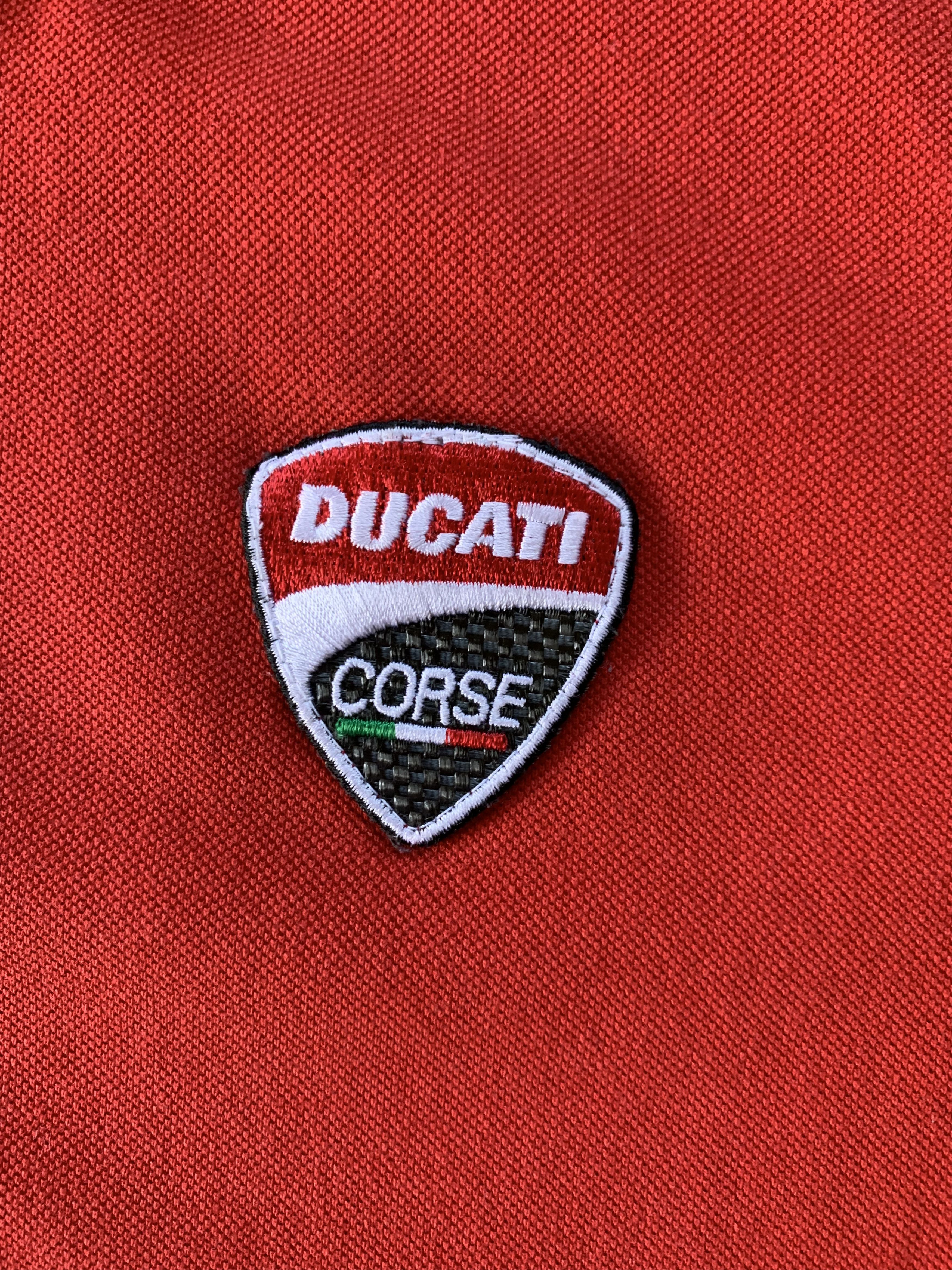 Ducati Original Ducati DC Basic Men's Red Polo Shirt Size US L / EU 52-54 / 3 - 6 Thumbnail