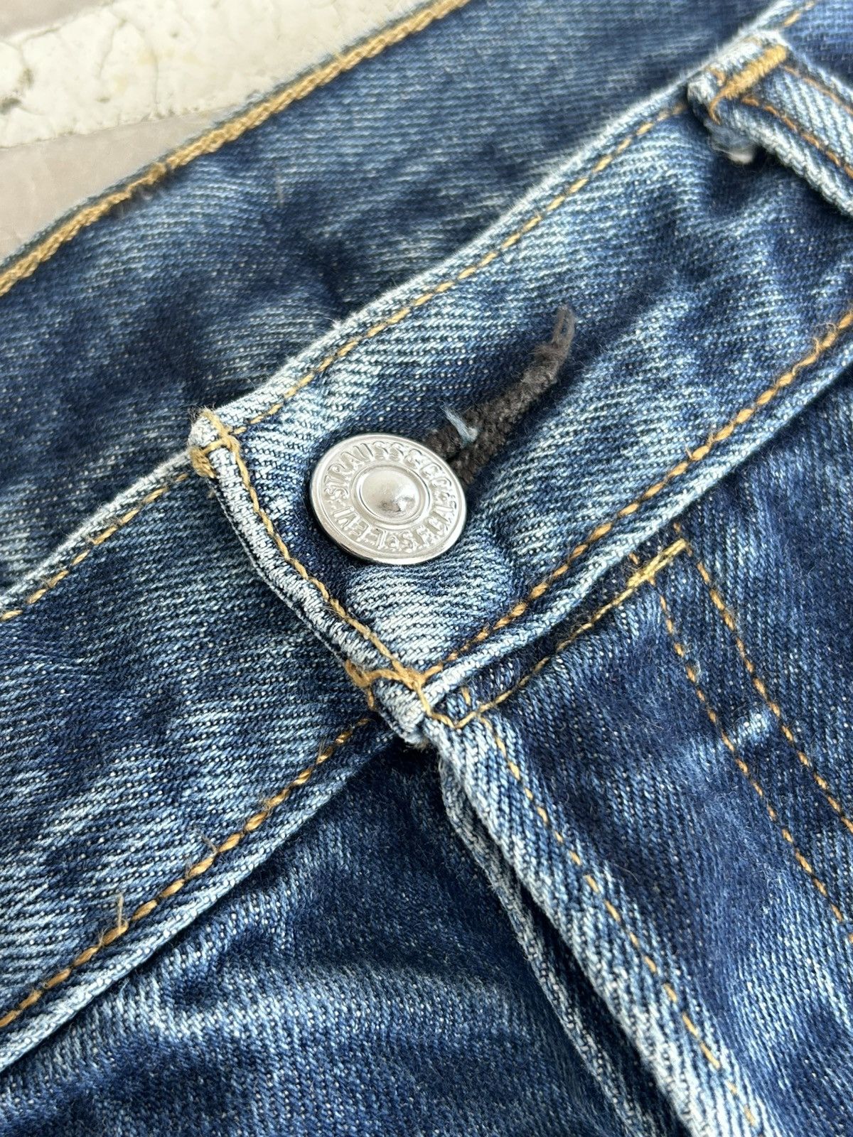 Levi's Levis W35 Ripped Denim Jeans Size US 35 - 5 Thumbnail