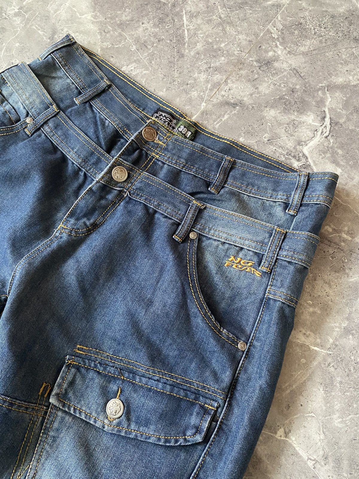 No Fear No Fear Jeans Vintage RAP Swag Acant garde Style y2k XL Size US 38 / EU 54 - 4 Thumbnail