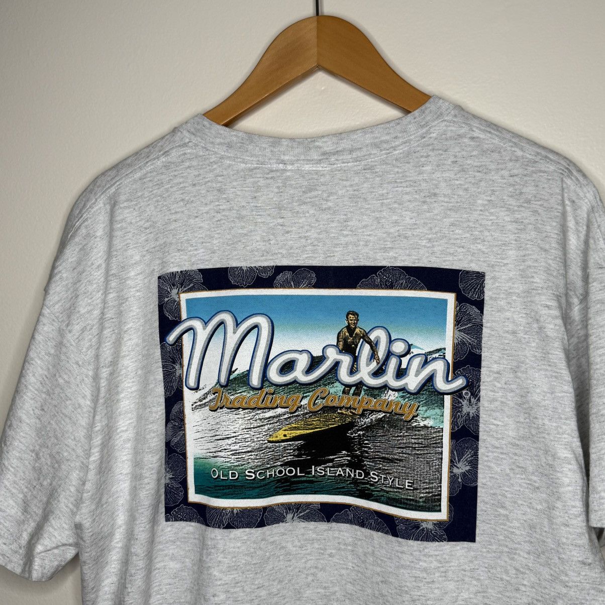 Vintage Marlin Trading Company T-Shirt Surf Old School Island Style Size US L / EU 52-54 / 3 - 9 Thumbnail