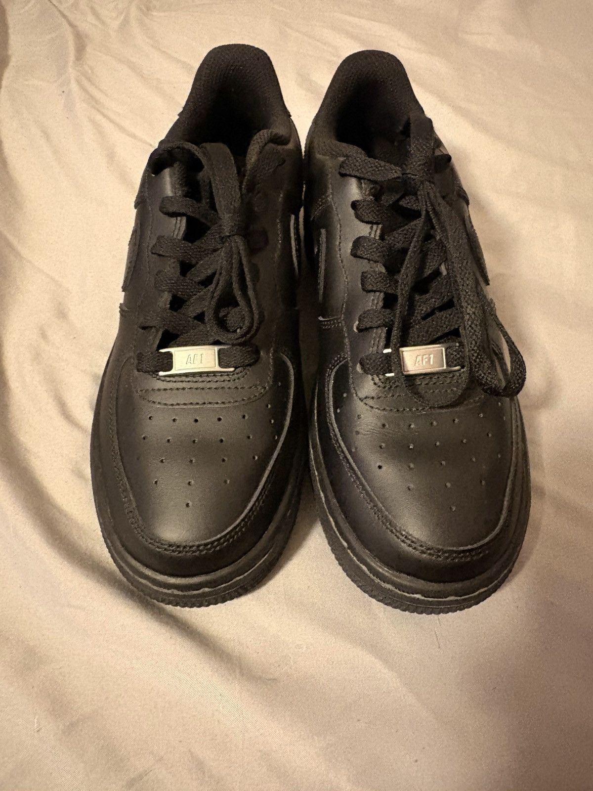 Nike Black air force 1s Size US 5 / EU 37 - 3 Thumbnail