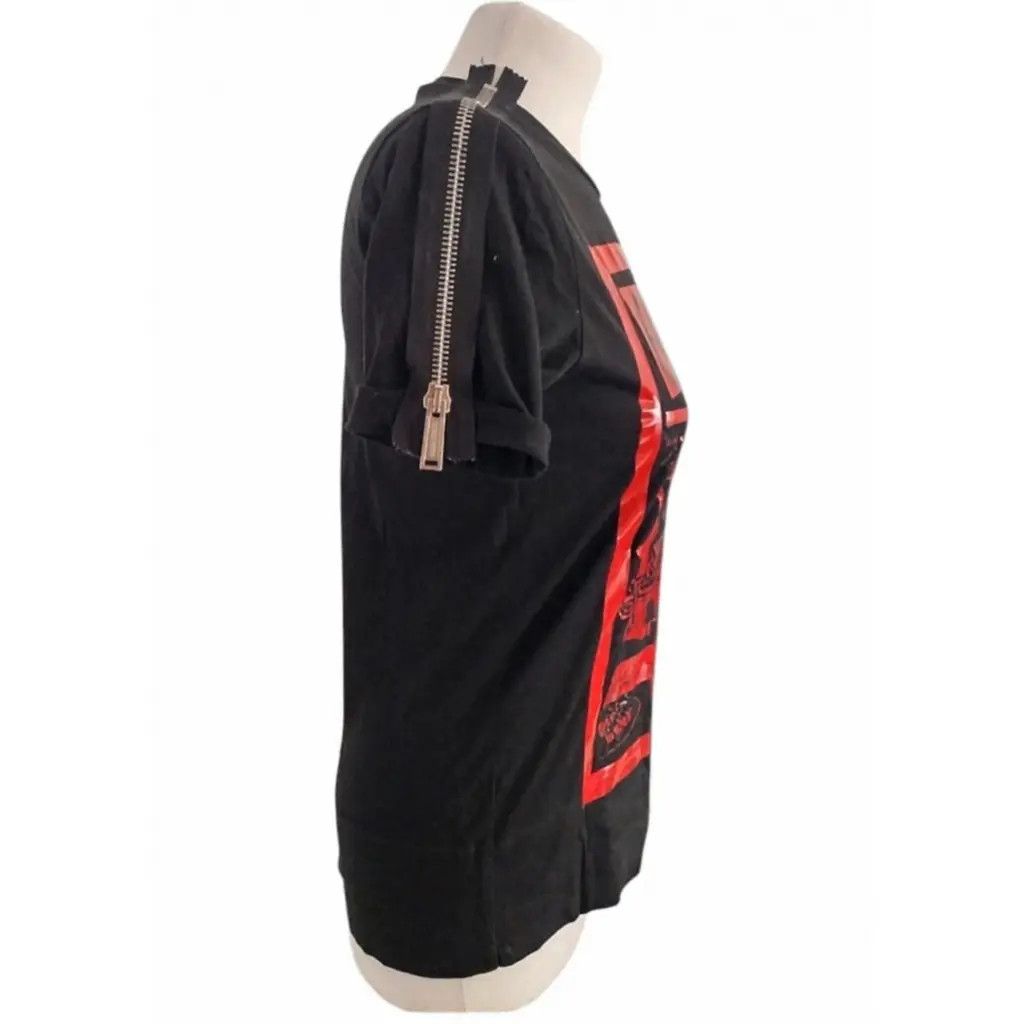 Dsquared2 DSQUARED2 "64 Twins" Graphic T-Shirt - Zipper Detail Size US XS / EU 42 / 0 - 4 Thumbnail