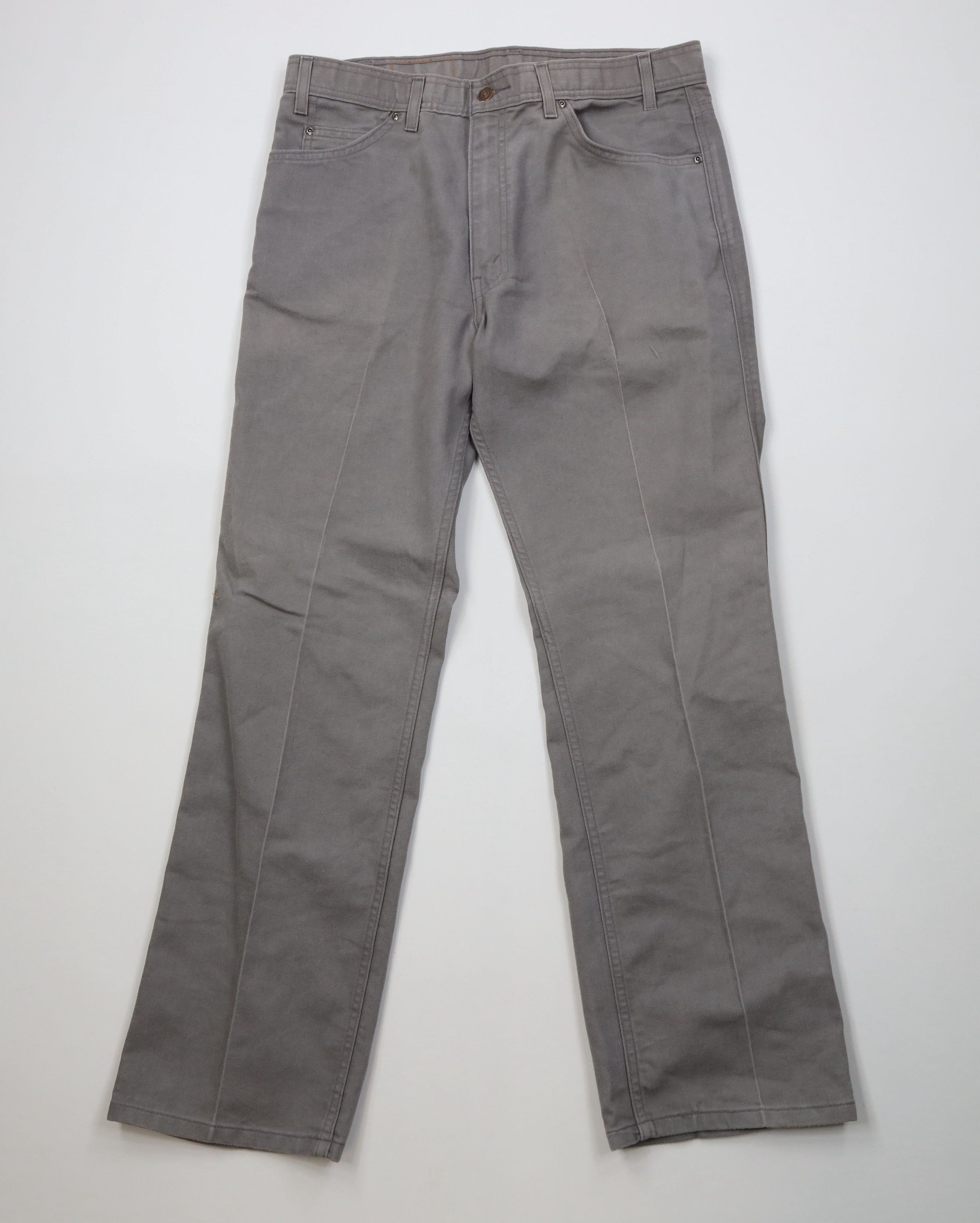 Levi's Vintage Y2K Levis Flared Bootcut Chamois Cloth Pants Gray Size US 34 / EU 50 - 1 Thumbnail