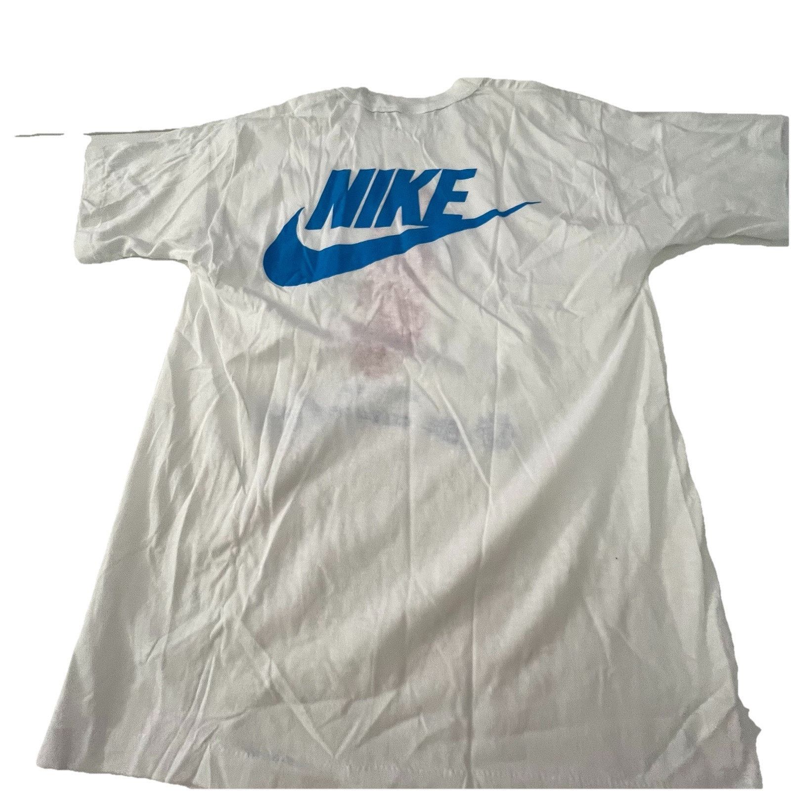 Nike NIKE T-SHIRT 80S White And Blue TAG MARATHON M COTTON White Size US M / EU 48-50 / 2 - 5 Thumbnail