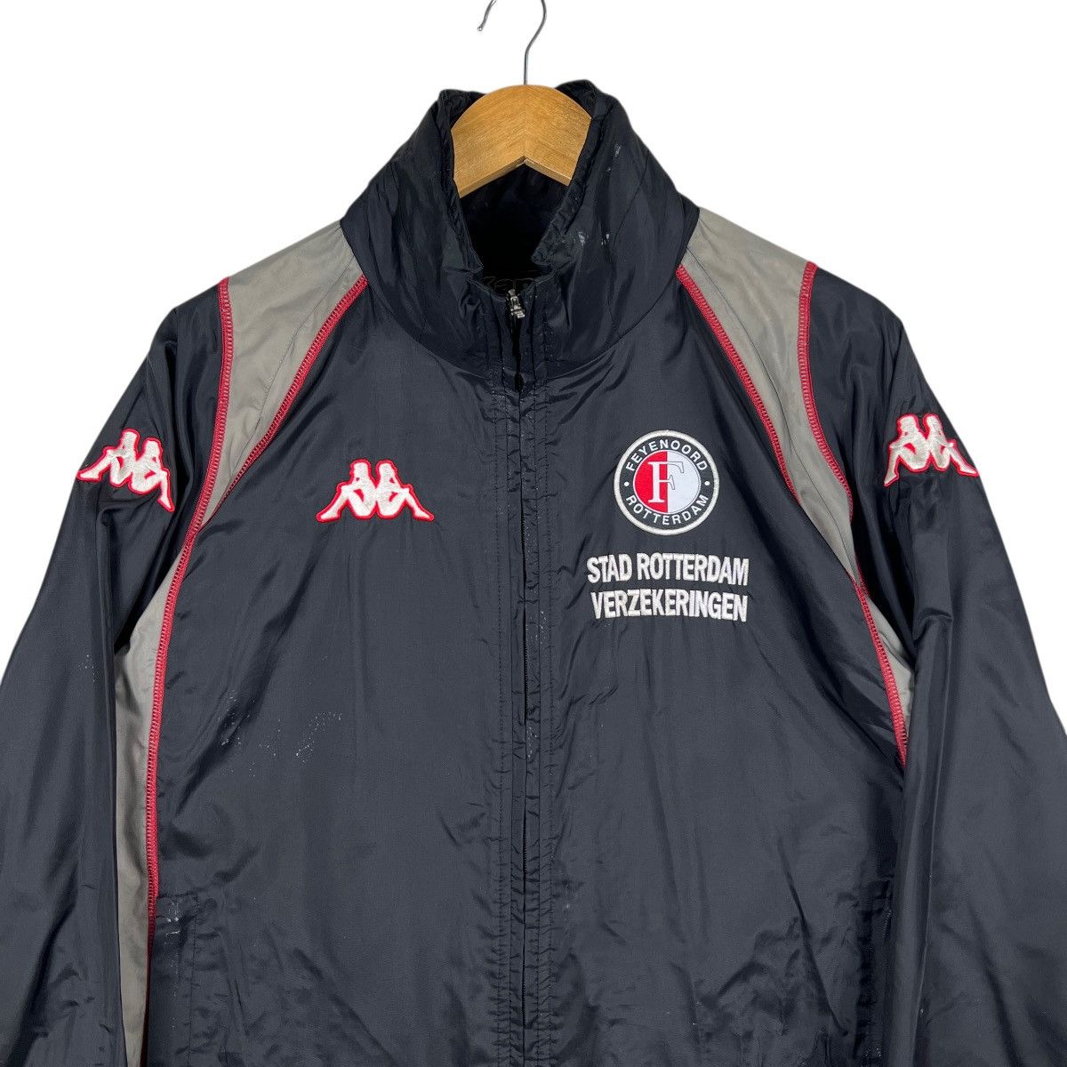 Kappa 🔥 Kappa Feyenoord Rotterdam Light Jacket Size US S / EU 44-46 / 1 - 4 Thumbnail