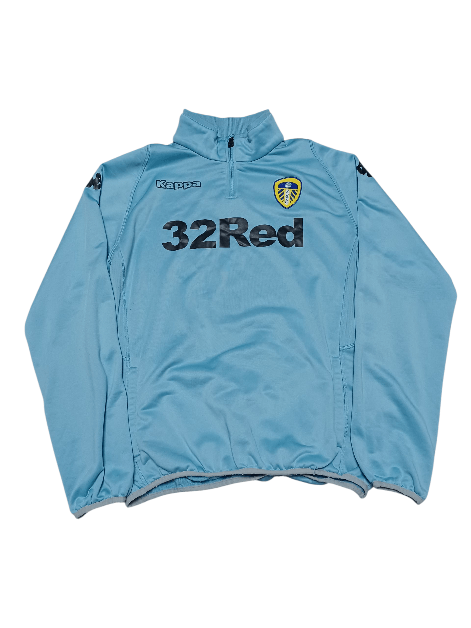 Kappa LEEDS UNITED KAPPA VINTAGE SOCCER TRAINING 1/3 SWEATSHIRT Size US XL / EU 56 / 4 - 1 Thumbnail