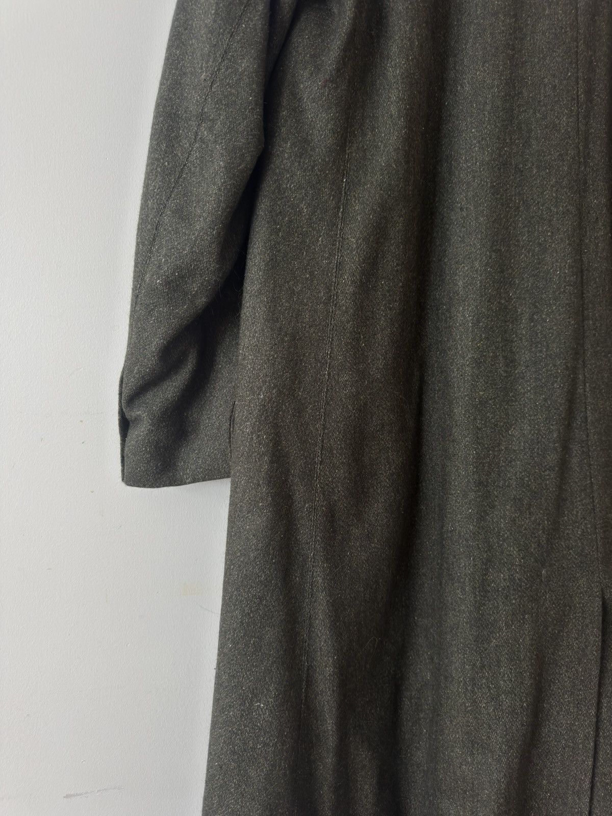 Paul Harnden Shoemakers Moss Green Wool Long Coat Size US M / EU 48-50 / 2 - 5 Thumbnail