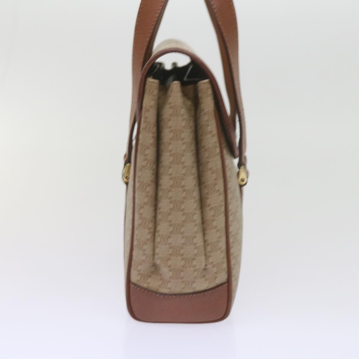 Celine CELINE Macadam Canvas Shoulder Bag Beige Size ONE SIZE - 5 Thumbnail
