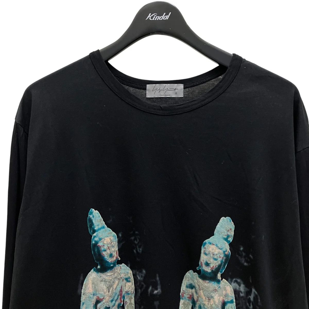 Yohji Yamamoto Yohji Yamamoto pour homme Patterned long-sleeved T-shirt Size US L / EU 52-54 / 3 - 3 Thumbnail