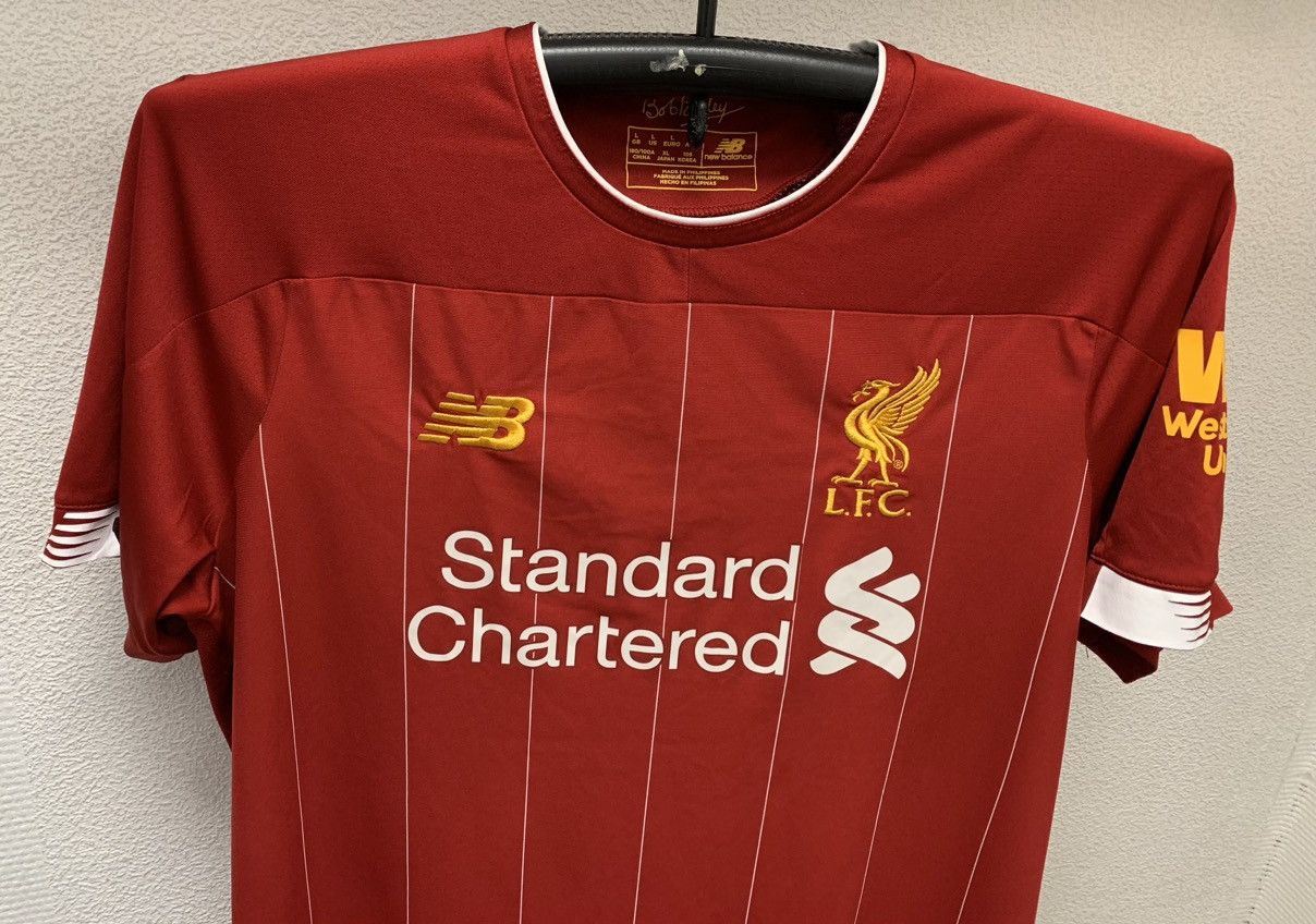 New Balance Liverpool new balance soccer jersey L standard chartered Size US L / EU 52-54 / 3 - 2 Thumbnail