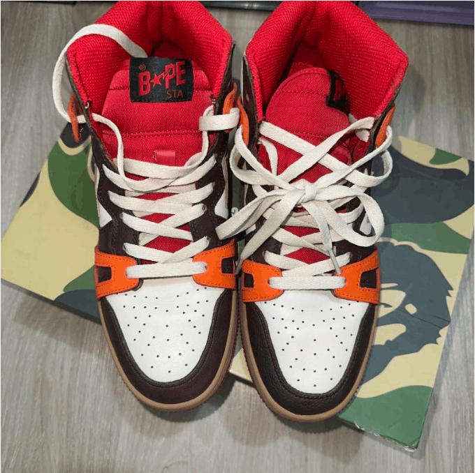 Bape ABATHINGAPE high-top sneaker for men Size US 8 / EU 41 - 5 Thumbnail