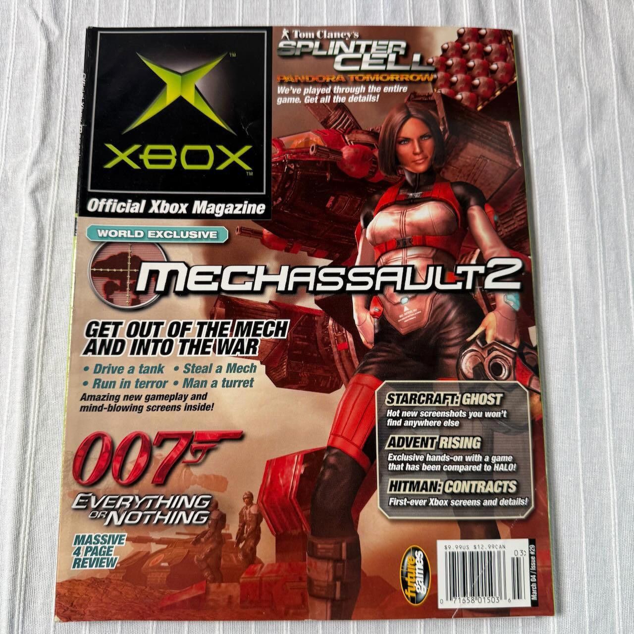 Other VTG Xbox Magazine #29 MAR 2004 MechAssault 2 Exclusive RARE Size ONE SIZE - 1 Thumbnail
