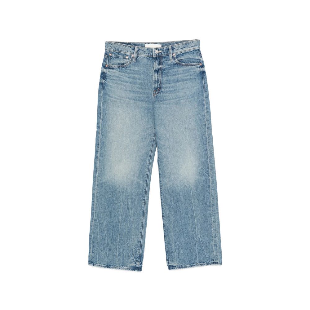 Mother BLUE Denim - Wide-Leg Jeans
