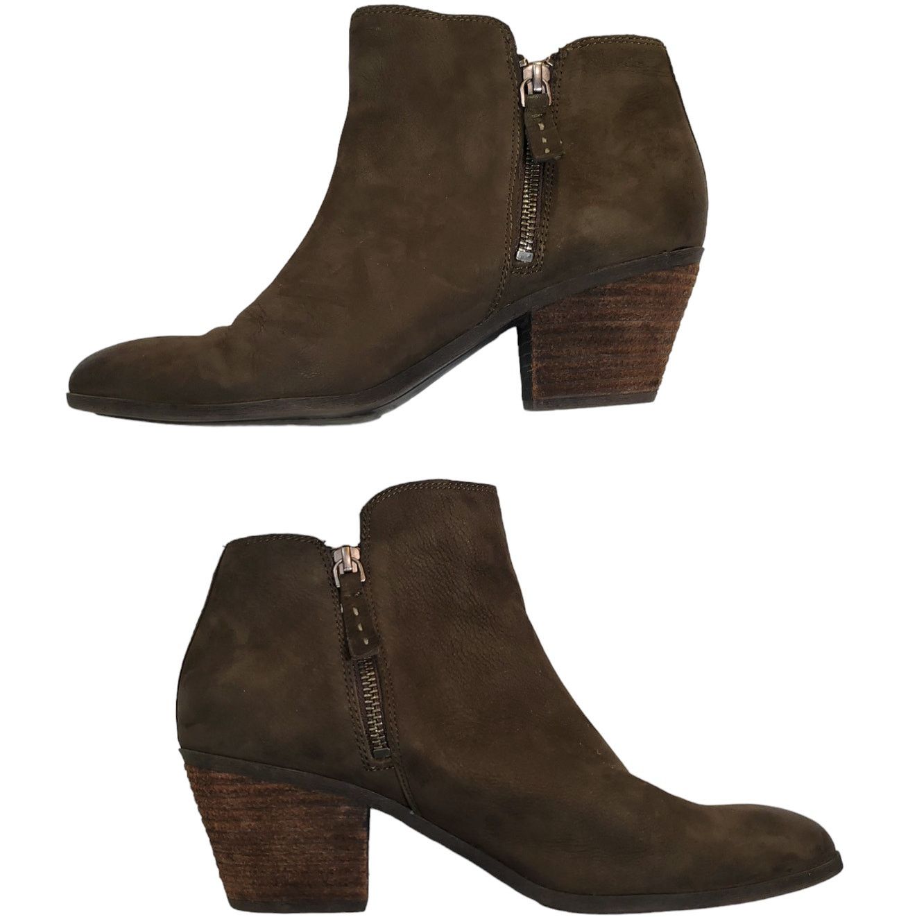 Frye Frye | Judith, Suede Pull on Side Zip Ankle Boots | Size 9 Size US 9 / IT 39 - 2 Thumbnail