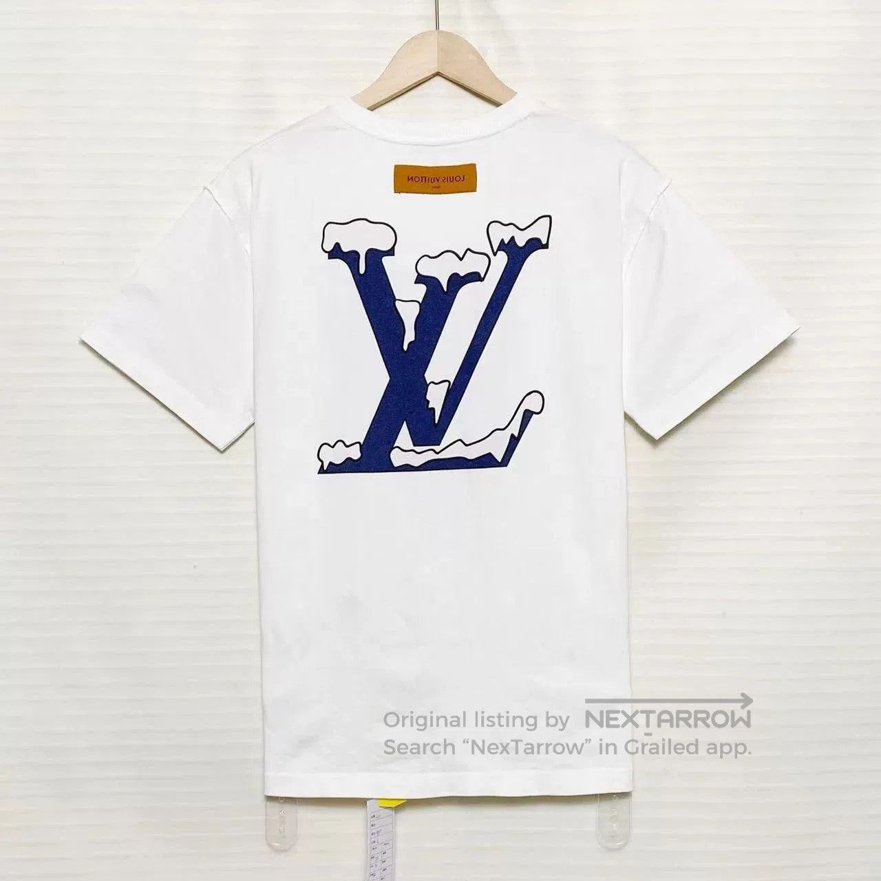 Louis Vuitton Louis Vuitton SS22 Logo Print Short Sleeve T. Size US L / EU 52-54 / 3 - 2 Thumbnail