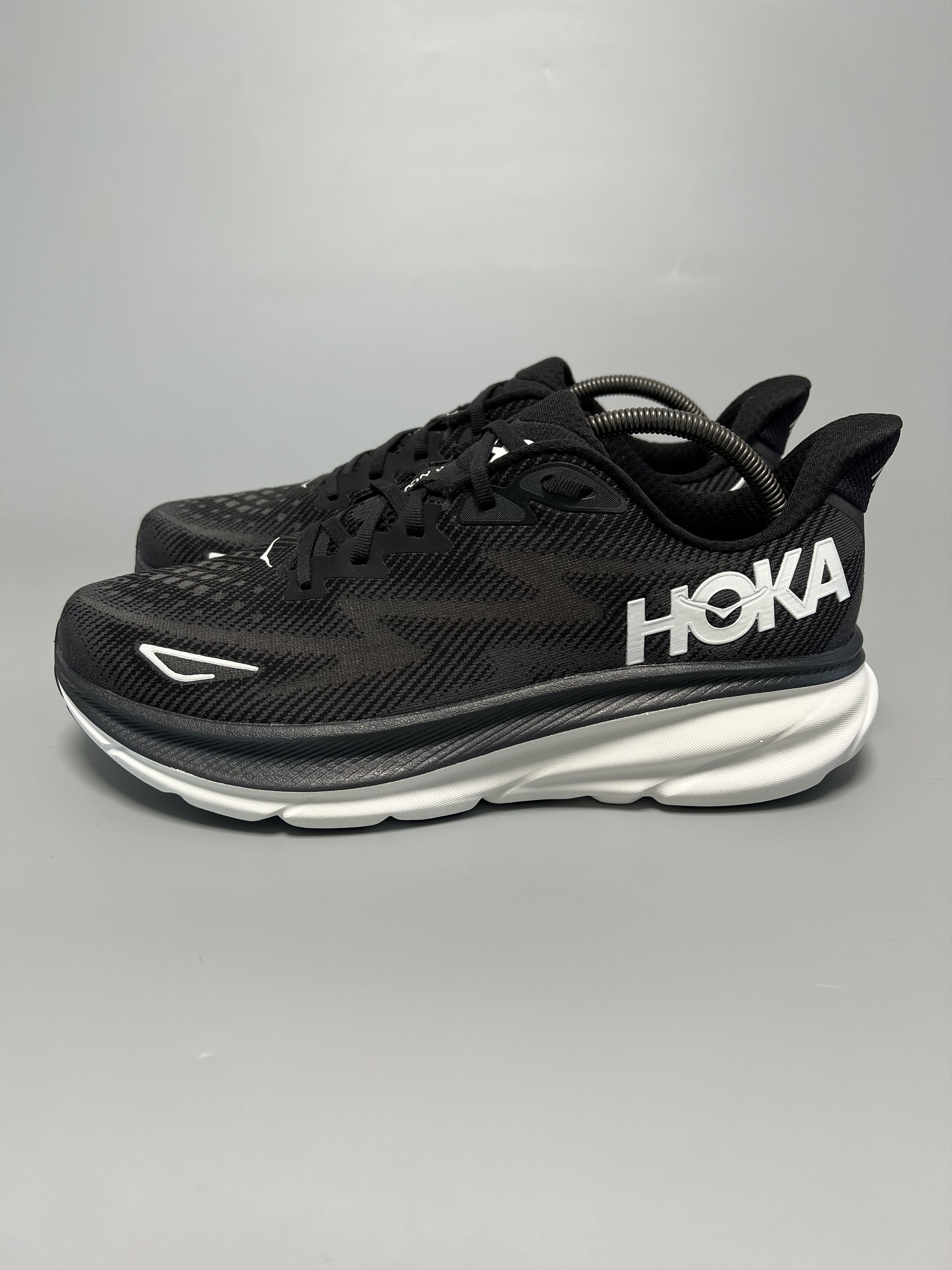 Hoka 11.5D Hoka One One Clifton 9 Running Shoes 1127895-BWHT Size US 11.5 / EU 44-45 - 2 Thumbnail