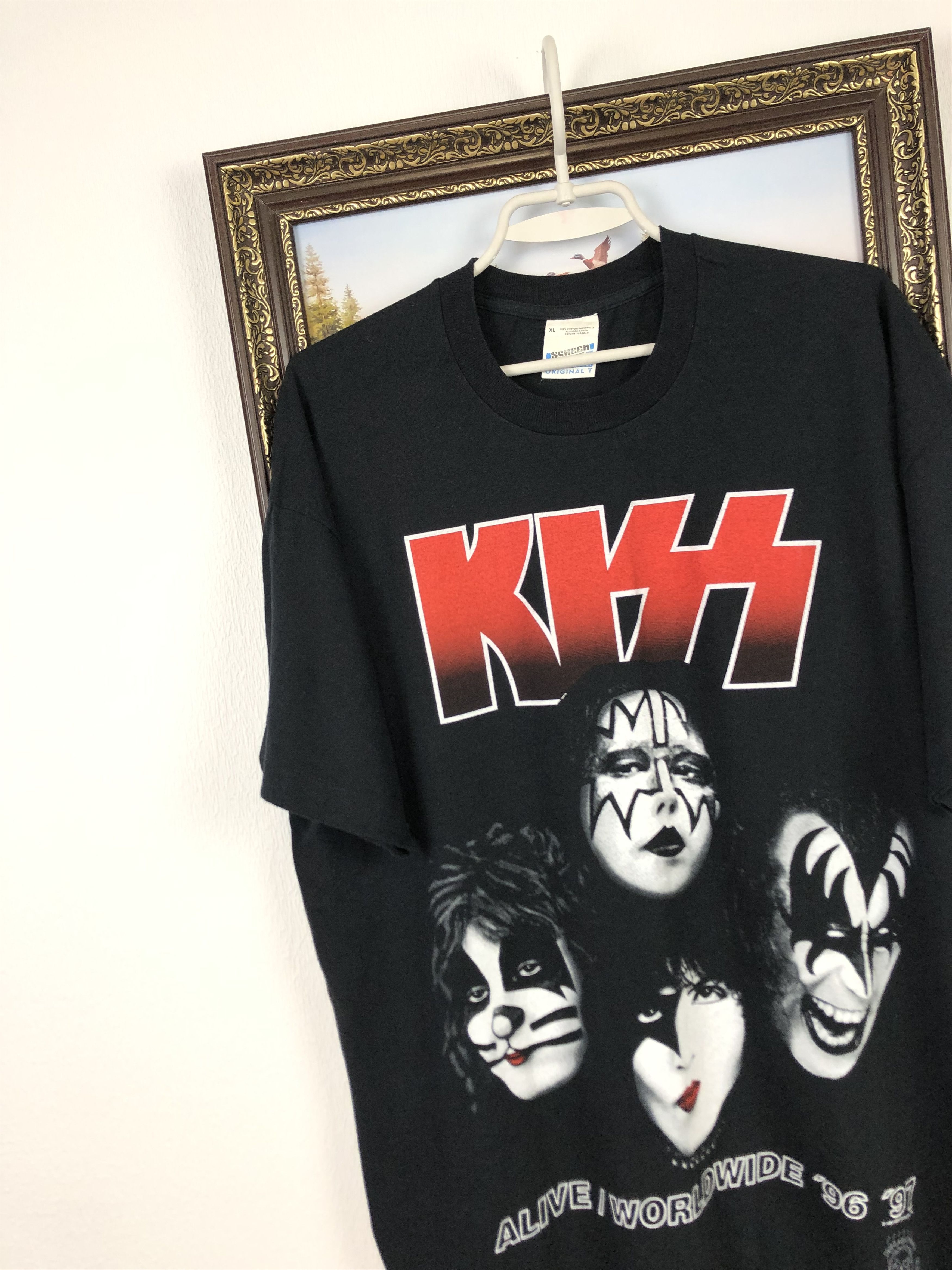 Band Tees Vintage Kiss Worldwide 1996 Tour I Got The Best Shirt Tee Size US XL / EU 56 / 4 - 3 Thumbnail